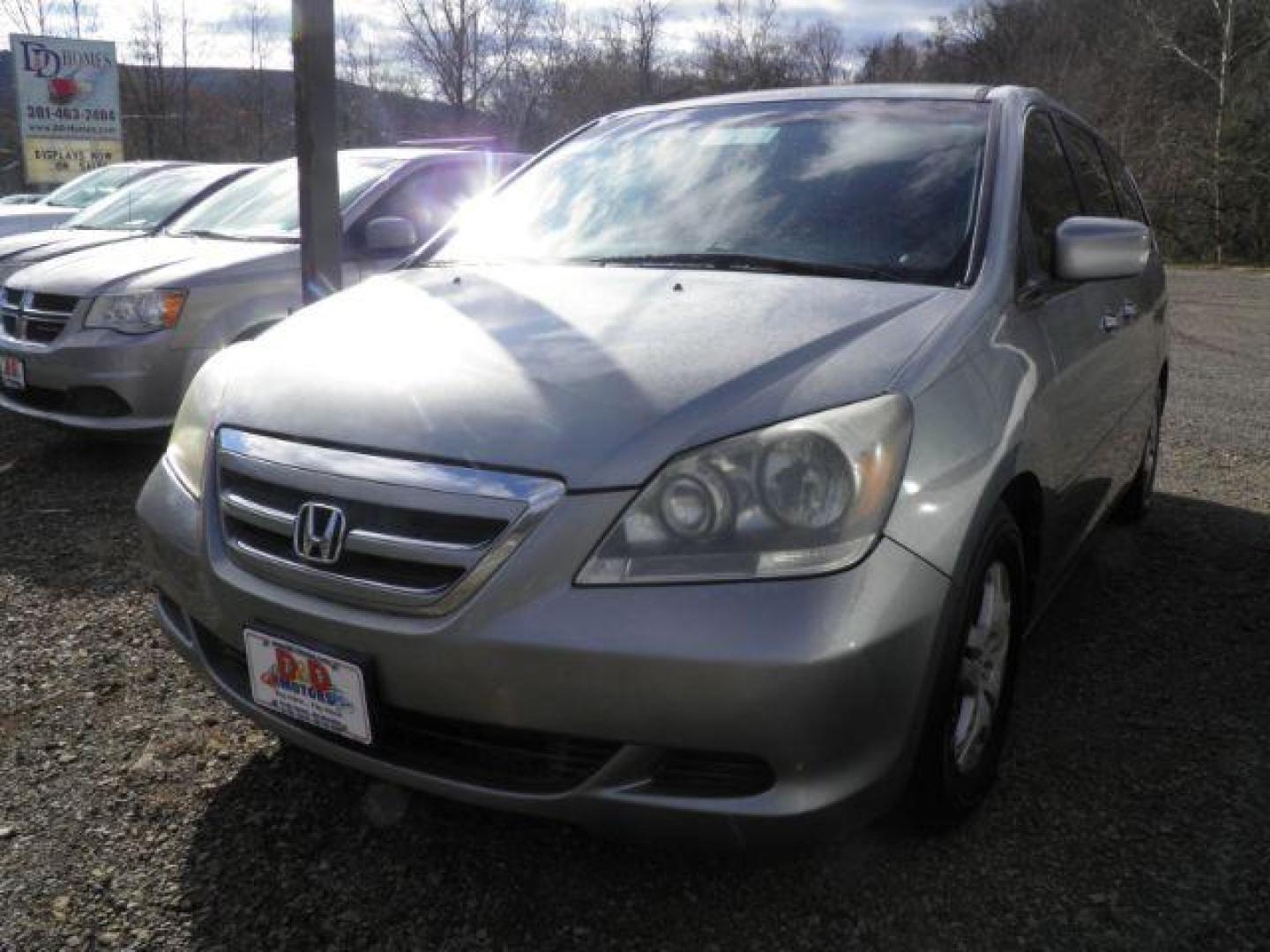 2007 BLUE Honda Odyssey EX (5FNRL38407B) with an 3.5l V6 engine, AT transmission, located at 19521 New George's Creek Rd SW, Barton, MD, 21521, (301) 463-2404, 39.524323, -79.017906 - Photo#0