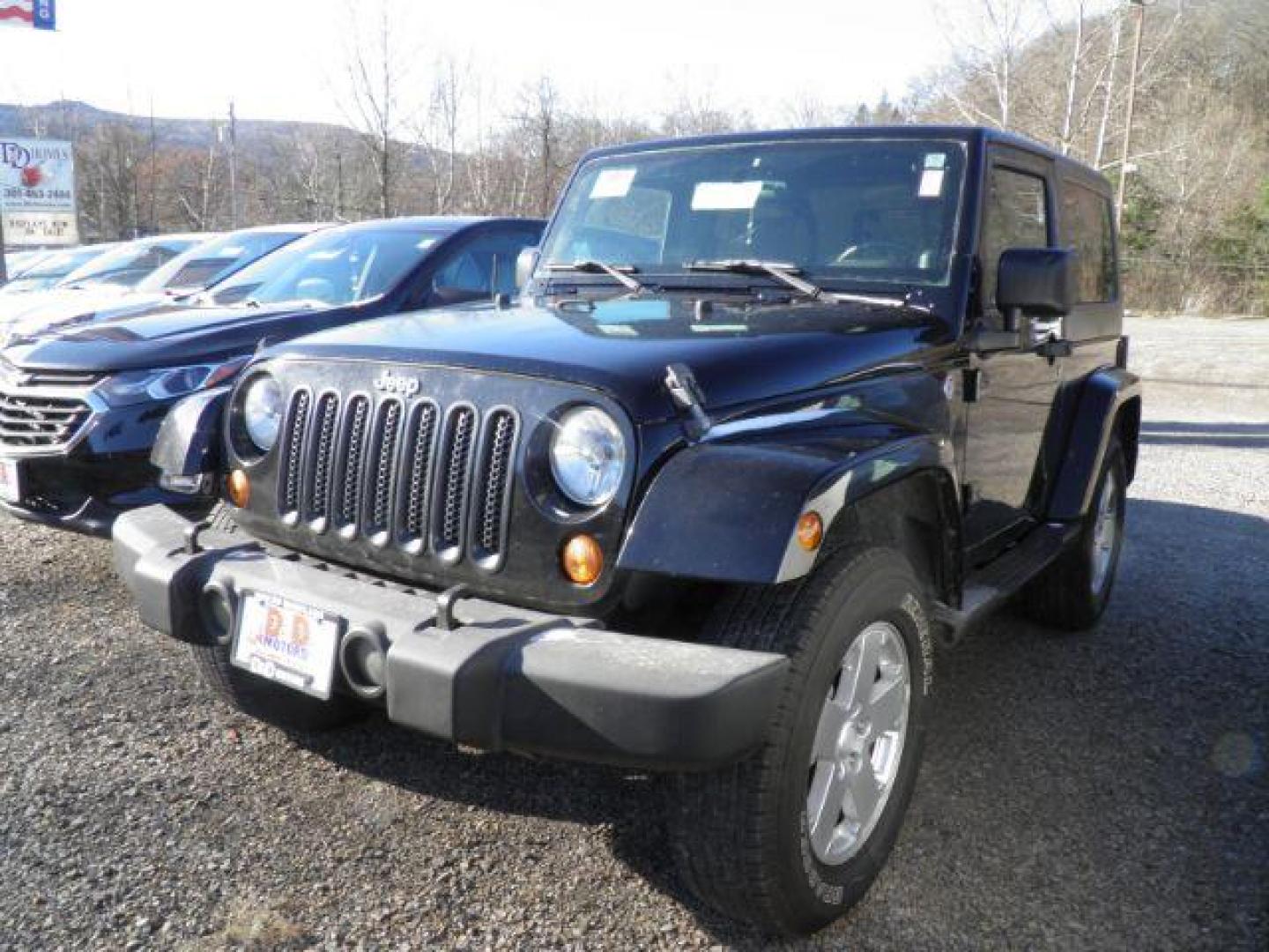 2007 BLACK Jeep Wrangler Sahara (1J8FA54187L) with an 3.8 V6 engine, located at 15520 McMullen Hwy SW, Belair, MD, 21502, (301) 729-3700, 39.581375, -78.846451 - Photo#0