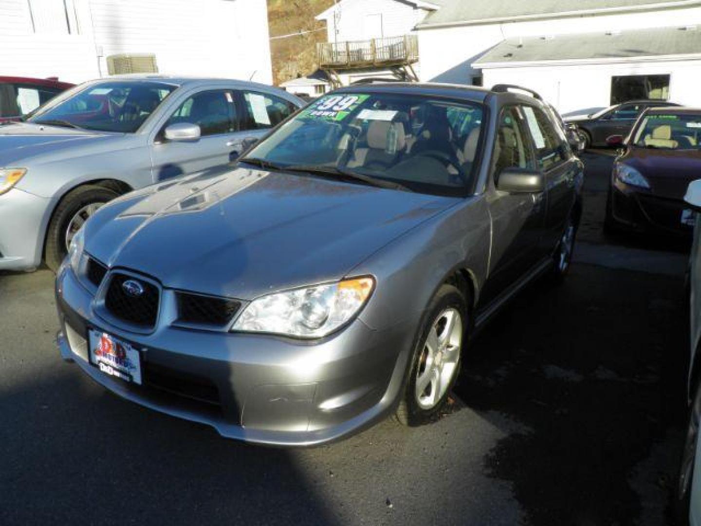 2007 GRAY Subaru Impreza Wagon 2.5i (JF1GG61657G) with an 2.5 L4 engine, 5SP transmission, located at 15520 McMullen Hwy SW, Belair, MD, 21502, (301) 729-3700, 39.581375, -78.846451 - Photo#0