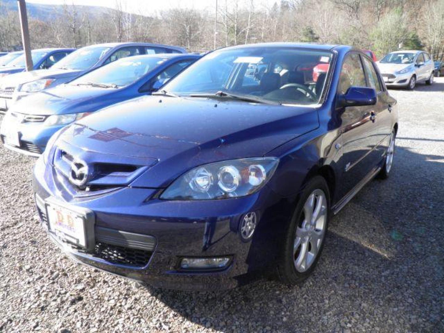 2008 BLUE Mazda MAZDA3 s Sport 5-Door (JM1BK344381) with an 2.3L L4 engine, located at 19521 New George's Creek Rd SW, Barton, MD, 21521, (301) 463-2404, 39.524323, -79.017906 - Photo#0