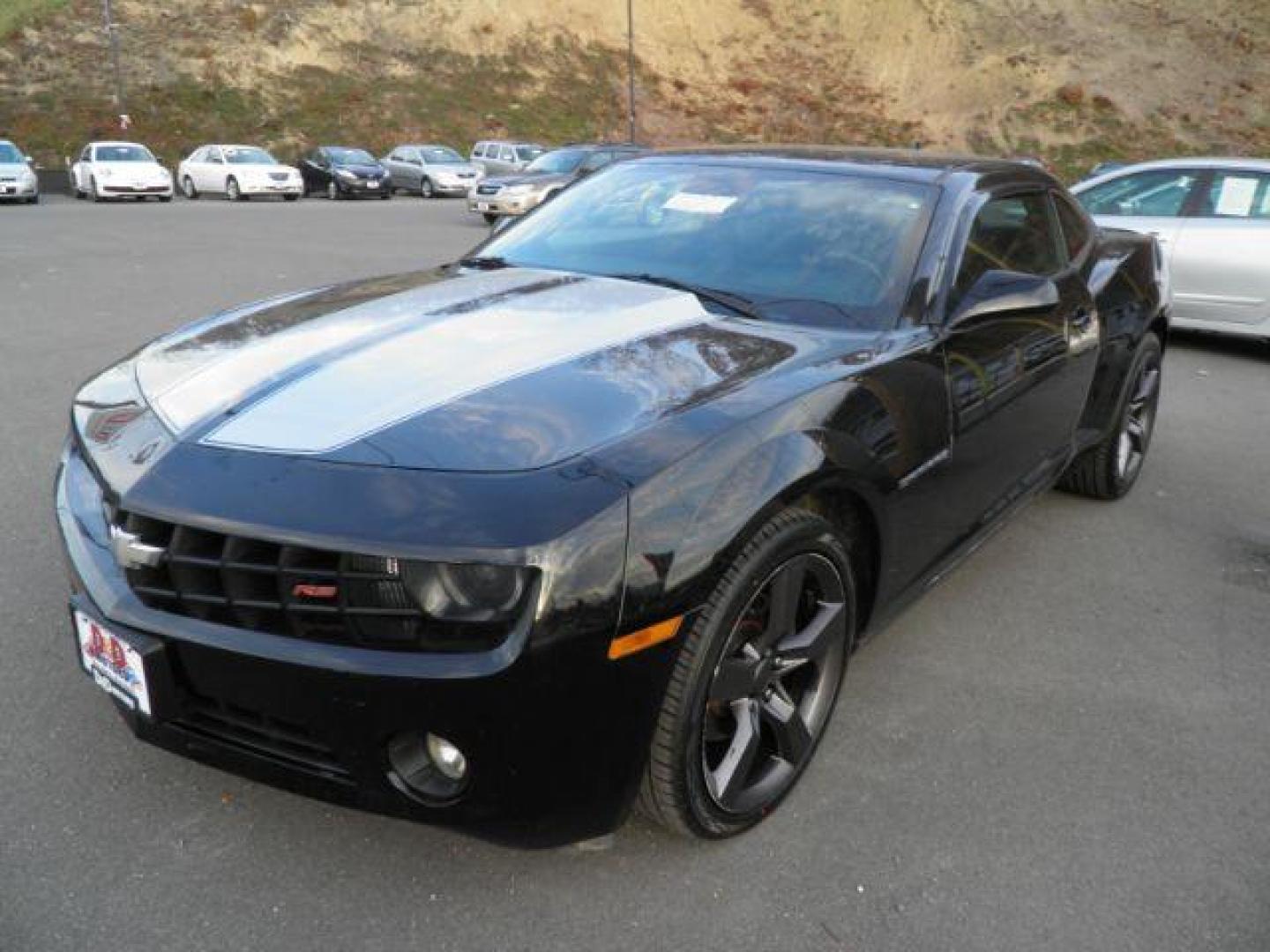 2010 BLACK CHEVROLET CAMARO LT2 Coupe (2G1FG1EV7A9) with an 3.6L V6 DOHC 24V engine, 6/SP transmission, located at 15520 McMullen Hwy SW, Belair, MD, 21502, (301) 729-3700, 39.581375, -78.846451 - Photo#0