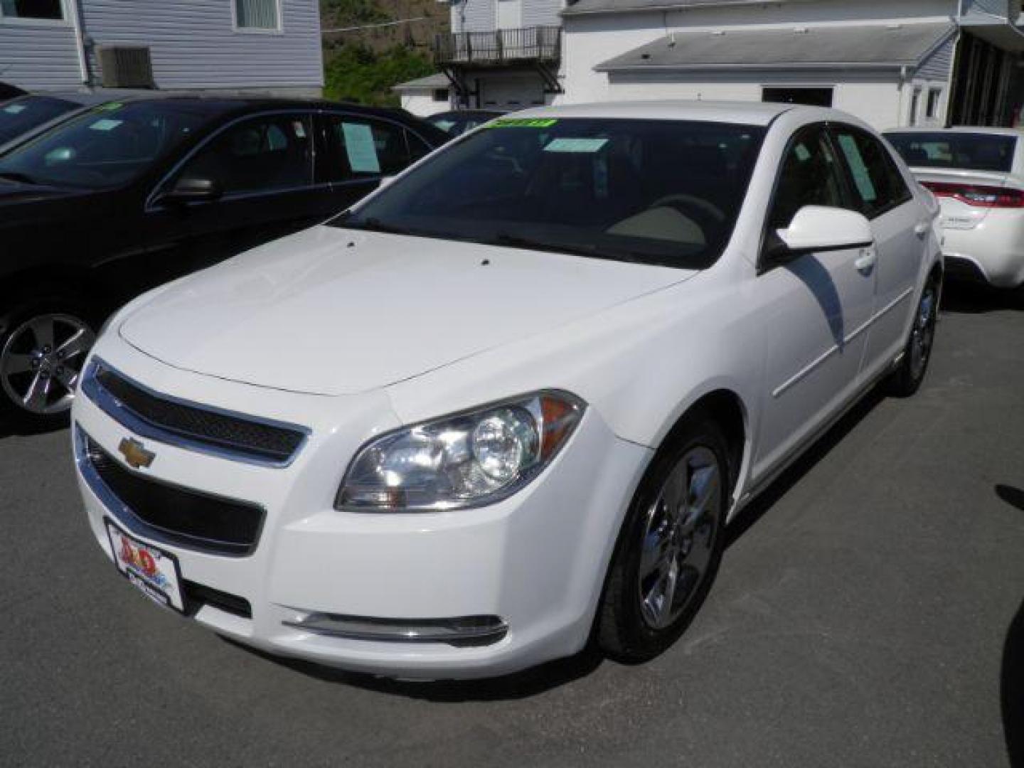 2010 WHITE Chevrolet Malibu 1LT (1G1ZC5EB1AF) with an 2.4L L4 engine, AT transmission, located at 15520 McMullen Hwy SW, Belair, MD, 21502, (301) 729-3700, 39.581375, -78.846451 - Photo#0