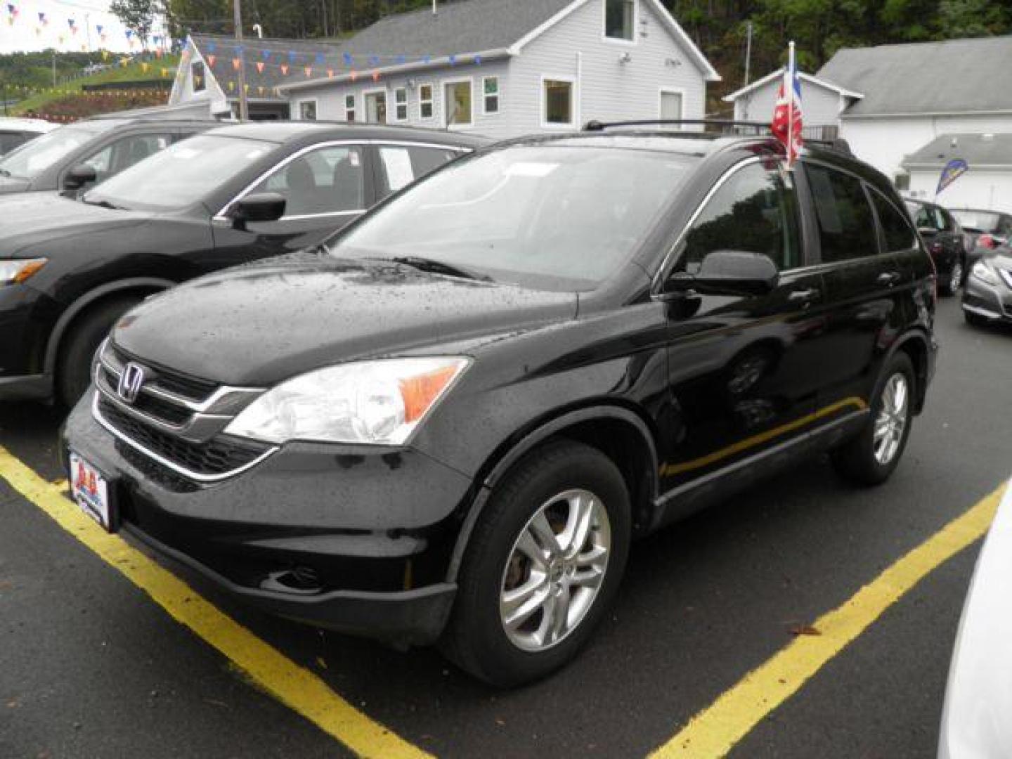 2010 BLACK HONDA CR-V EX-L 4WD 5-Speed AT (5J6RE4H72AL) with an 2.4L L4 engine, AT transmission, located at 15520 McMullen Hwy SW, Belair, MD, 21502, (301) 729-3700, 39.581375, -78.846451 - Photo#0