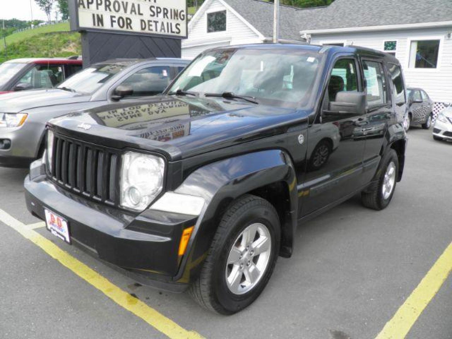 2010 BLACK Jeep Liberty Sport 4WD (1J4PN2GK3AW) with an 3.7L V6 engine, AT transmission, located at 15520 McMullen Hwy SW, Belair, MD, 21502, (301) 729-3700, 39.581375, -78.846451 - Photo#0