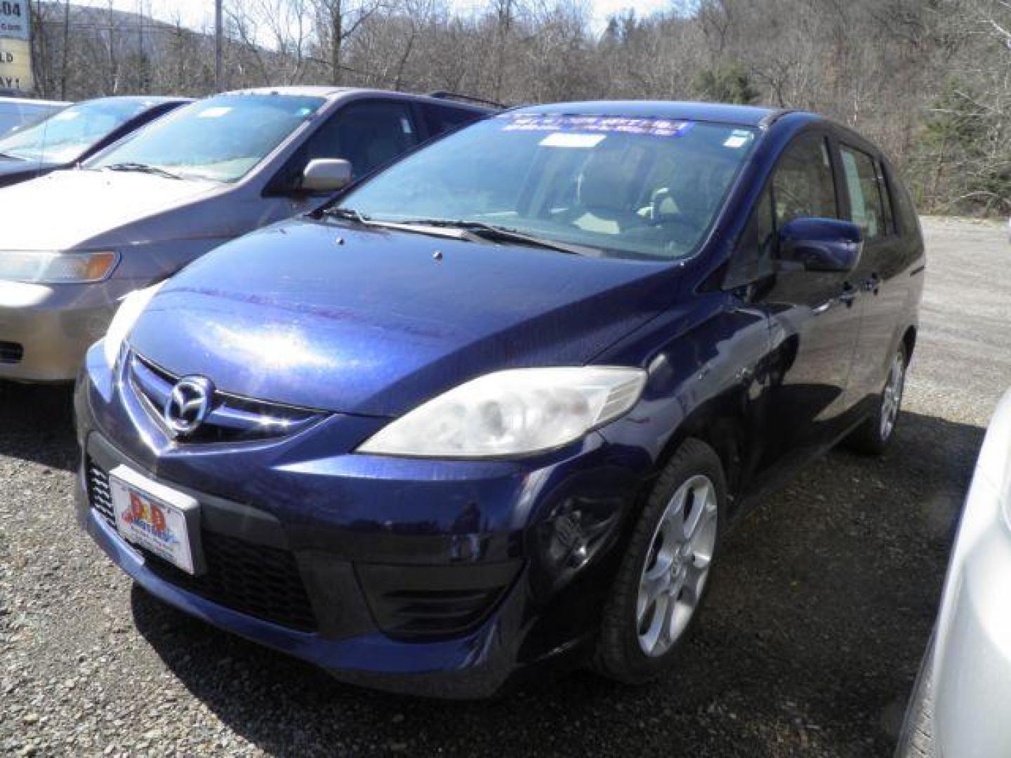 2010 BLUE Mazda MAZDA5 Sport (JM1CR2WL4A0) with an 2.3l L4 engine, AT transmission, located at 15520 McMullen Hwy SW, Belair, MD, 21502, (301) 729-3700, 39.581375, -78.846451 - Photo#0