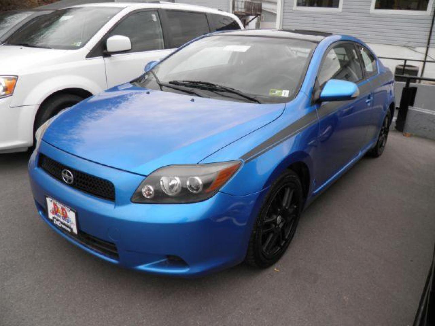 2010 BLUE SCION TC Sports Coupe 4-Spd A (JTKDE3B7XA0) with an 2.4L L4 engine, AT transmission, located at 15520 McMullen Hwy SW, Belair, MD, 21502, (301) 729-3700, 39.581375, -78.846451 - Photo#0