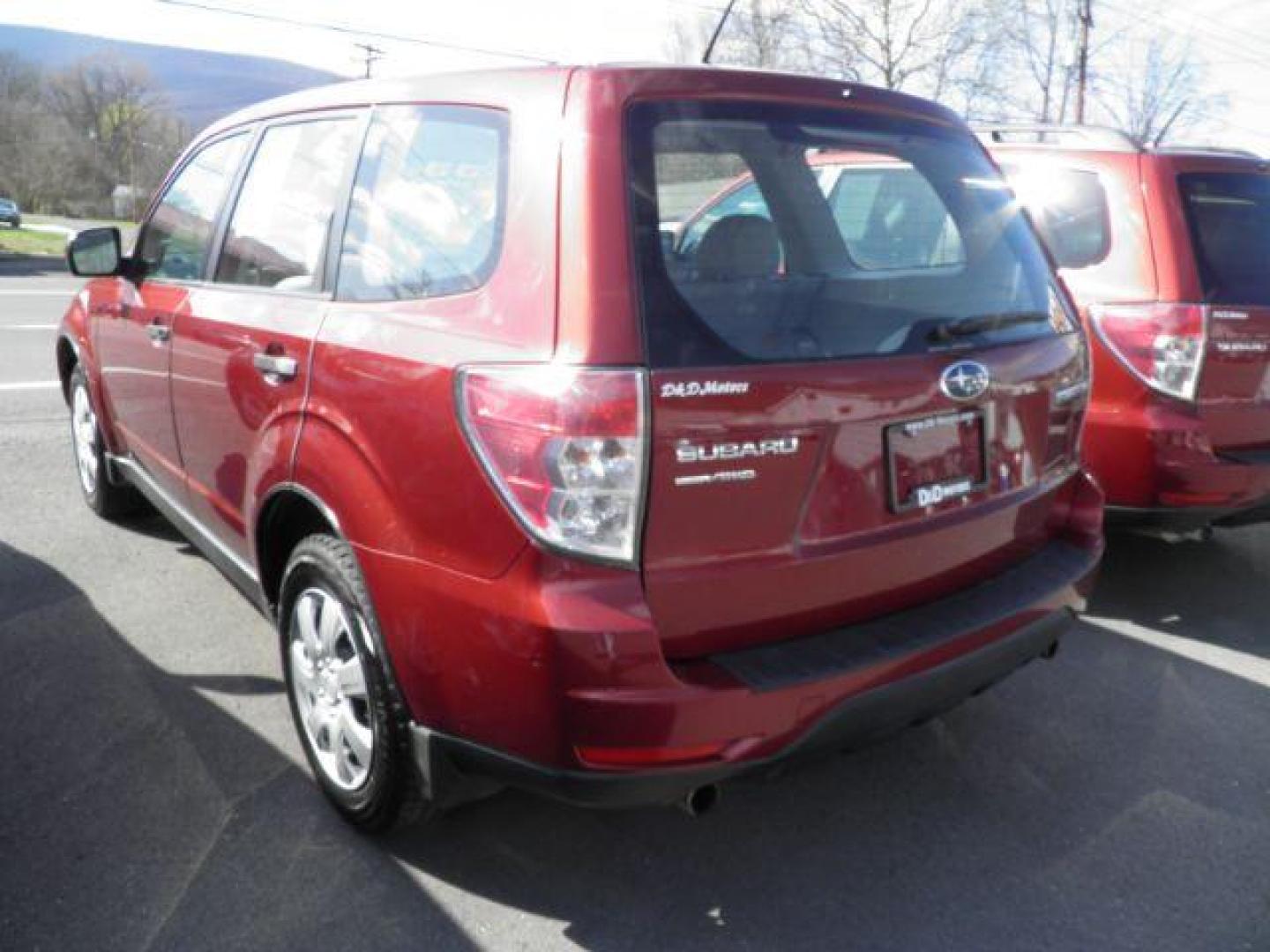 2010 RED Subaru Forester 2.5X (JF2SH6AC4AG) with an 2.5 L4 engine, MAN transmission, located at 15520 McMullen Hwy SW, Belair, MD, 21502, (301) 729-3700, 39.581375, -78.846451 - Photo#5