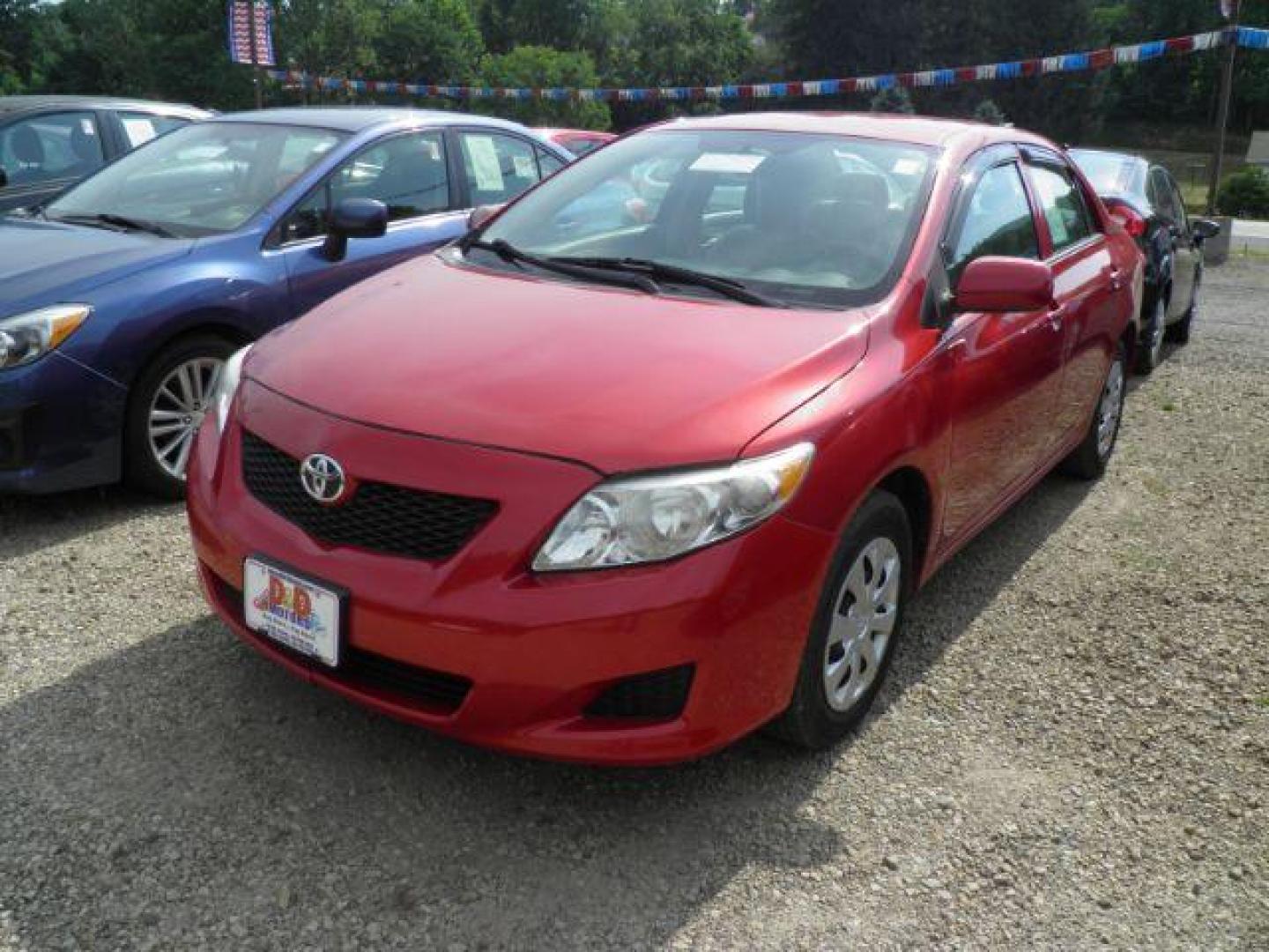 2010 RED Toyota Corolla Base 4-Speed AT (1NXBU4EE9AZ) with an 1.8L L4 engine, AT transmission, located at 19521 New George's Creek Rd SW, Barton, MD, 21521, (301) 463-2404, 39.524323, -79.017906 - Photo#0