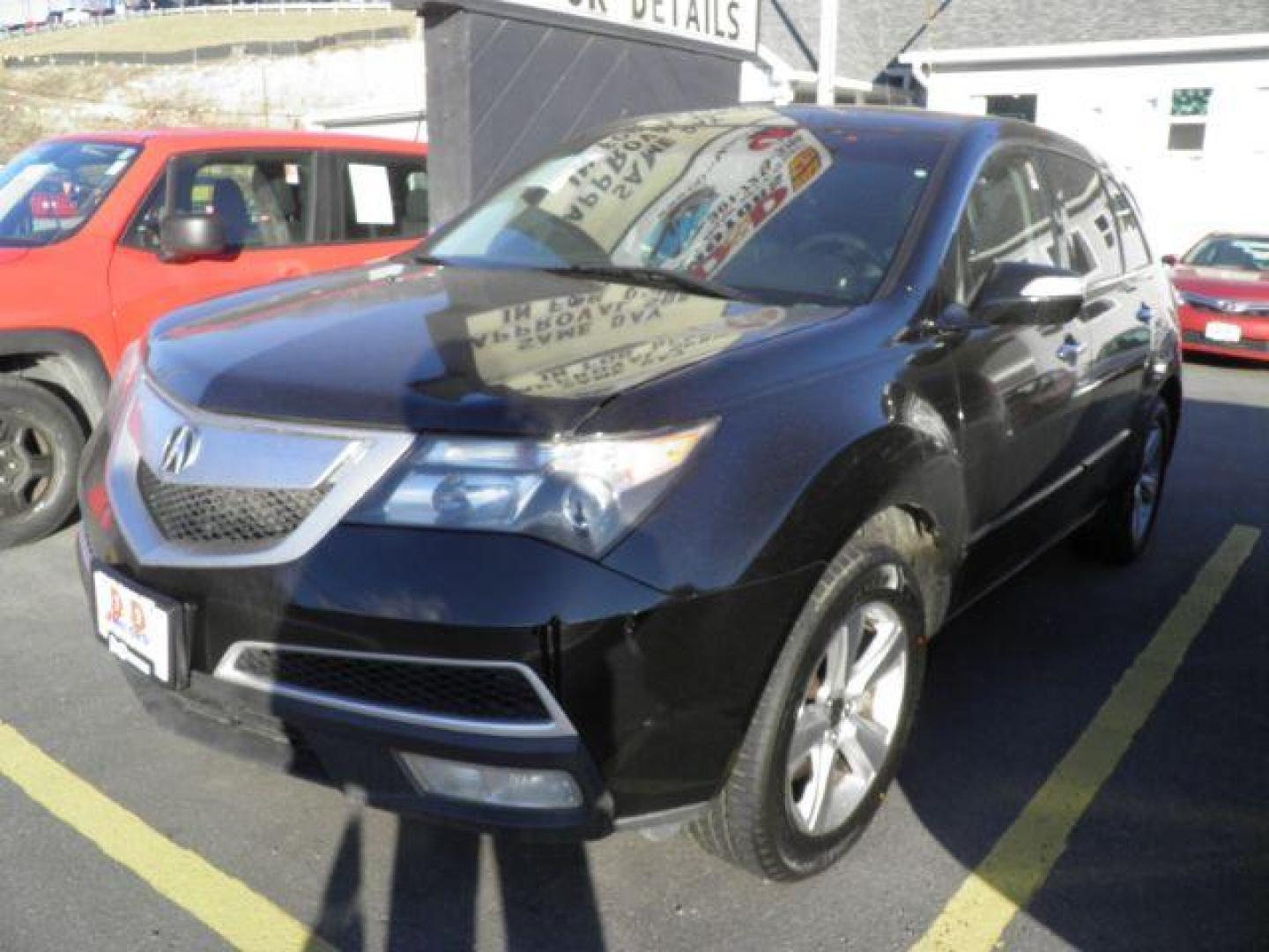 2011 BLACK Acura MDX 6-Spd AT (2HNYD2H25BH) with an 3.7L V6 engine, AT transmission, located at 15520 McMullen Hwy SW, Belair, MD, 21502, (301) 729-3700, 39.581375, -78.846451 - Photo#0