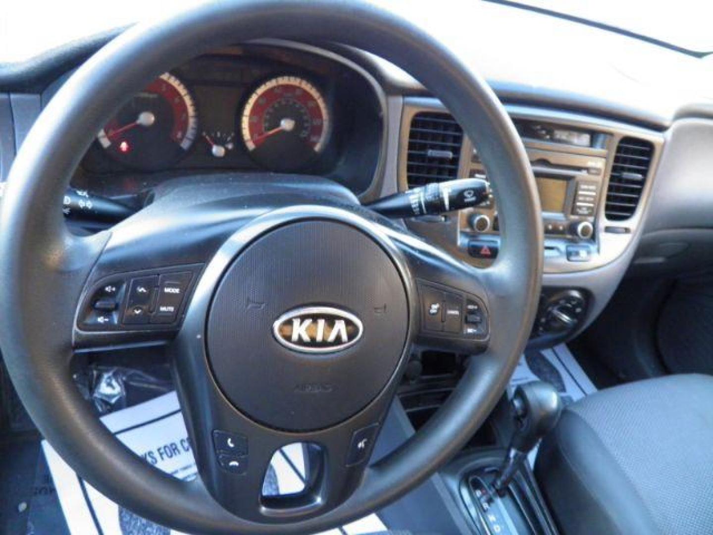 2011 GRAY Kia Rio Base (KNADH4A35B6) with an 1.6l L4 engine, AT transmission, located at 15520 McMullen Hwy SW, Belair, MD, 21502, (301) 729-3700, 39.581375, -78.846451 - Photo#1