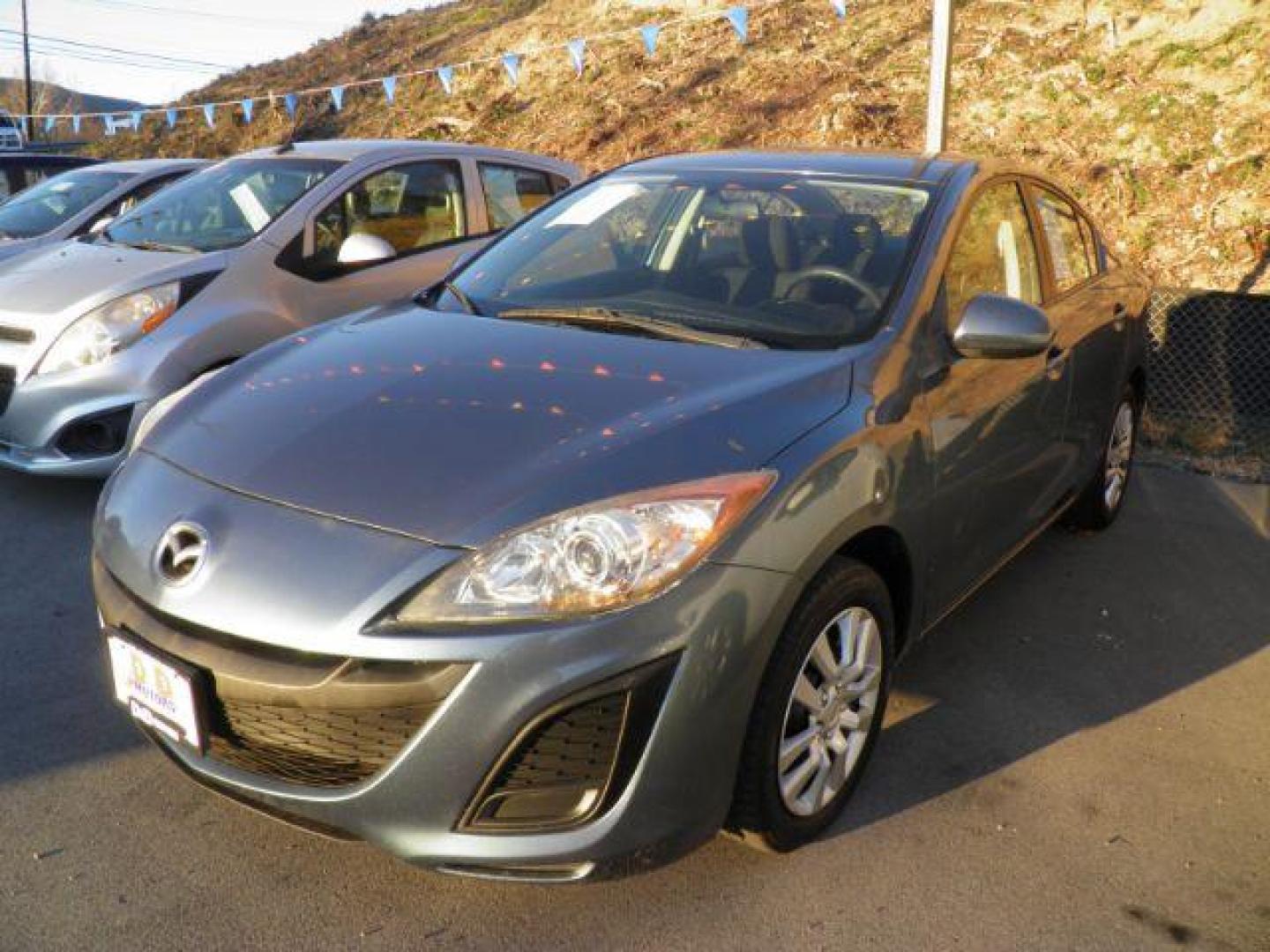 2011 BLUE MAZDA MAZDA3 i Sport 4-Door (JM1BL1UF8B1) with an 2.0L L4 engine, AT transmission, located at 15520 McMullen Hwy SW, Belair, MD, 21502, (301) 729-3700, 39.581375, -78.846451 - Photo#0