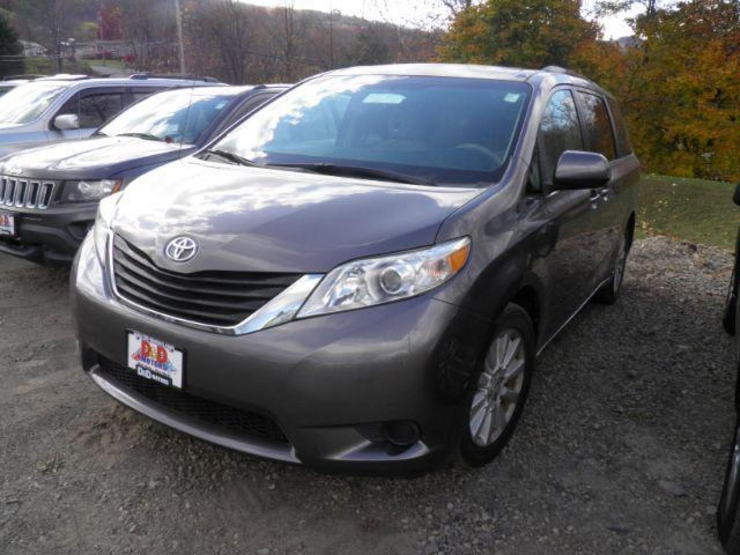 2011 GRAY Toyota Sienna LE AWD 7-Pass V6 (5TDJK3DC9BS) with an 3.5L V6 engine, AT transmission, located at 19521 New George's Creek Rd SW, Barton, MD, 21521, (301) 463-2404, 39.524323, -79.017906 - Photo#0