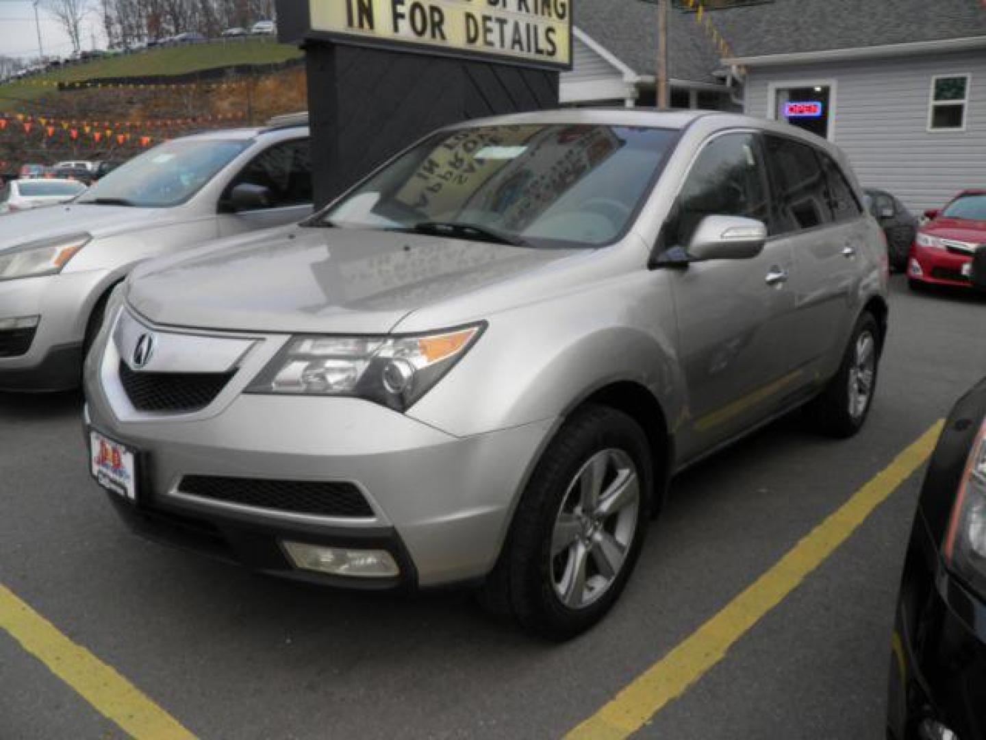 2012 SILVER ACURA MDX 6-Spd AT w/Tech Pack (2HNYD2H30CH) with an 3.7L V6 engine, AT transmission, located at 15520 McMullen Hwy SW, Belair, MD, 21502, (301) 729-3700, 39.581375, -78.846451 - Photo#0