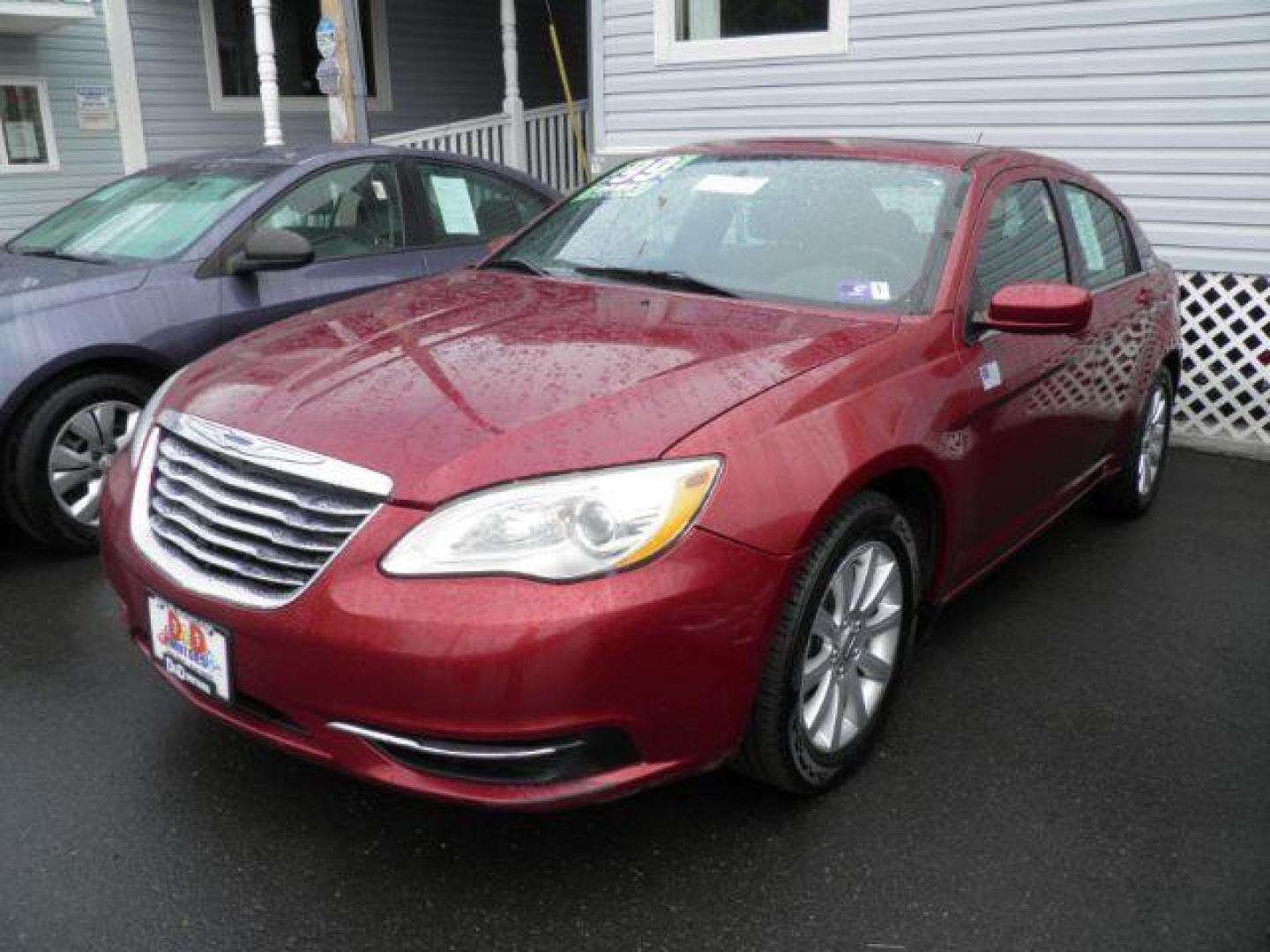 2012 RED Chrysler 200 Touring (1C3CCBBB2CN) with an 2.4L L4 engine, AT transmission, located at 15520 McMullen Hwy SW, Belair, MD, 21502, (301) 729-3700, 39.581375, -78.846451 - Photo#0