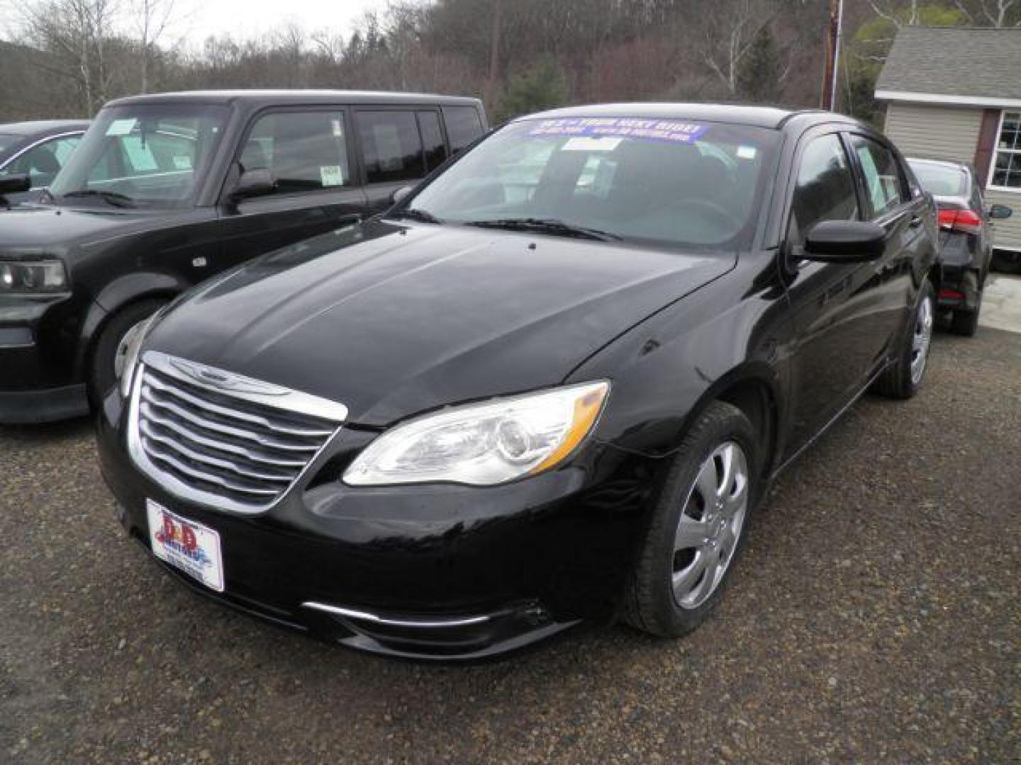 2012 Black Chrysler 200 LX (1C3CCBAB8CN) with an 2.4L L4 engine, AT transmission, located at 19521 New George's Creek Rd SW, Barton, MD, 21521, (301) 463-2404, 39.524323, -79.017906 - Photo#0