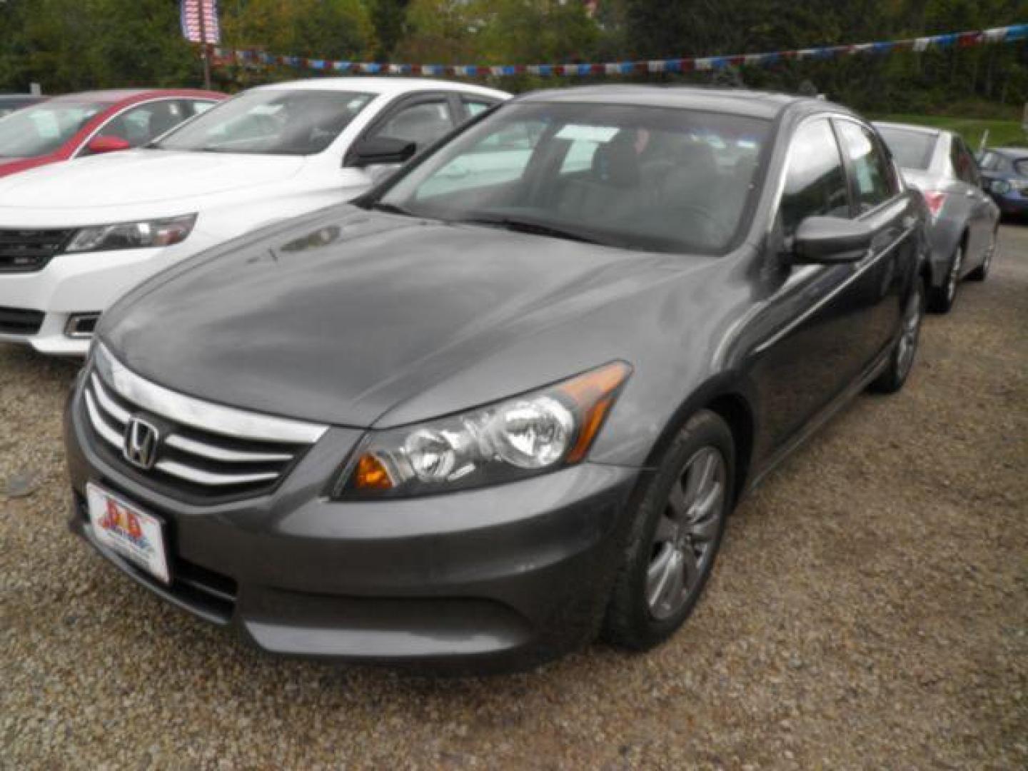 2012 GRAY Honda Accord EX-L Sedan AT (1HGCP2F85CA) with an 2.4L L4 engine, AT transmission, located at 19521 New George's Creek Rd SW, Barton, MD, 21521, (301) 463-2404, 39.524323, -79.017906 - Photo#0