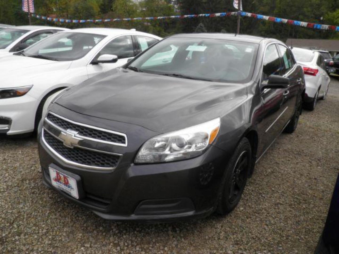 2013 GRAY Chevrolet Malibu 1LT (1G11C5SA5DF) with an 2.5l L4 engine, AT transmission, located at 19521 New George's Creek Rd SW, Barton, MD, 21521, (301) 463-2404, 39.524323, -79.017906 - Photo#0