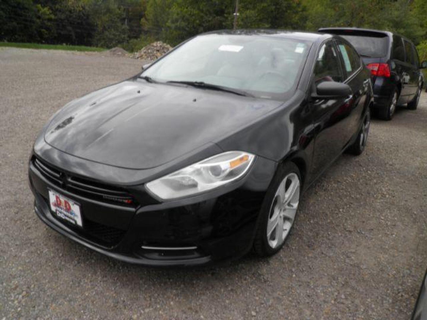 2013 BLACK Dodge Dart SXT (1C3CDFBA7DD) with an 2.0l L4 engine, AT transmission, located at 19521 New George's Creek Rd SW, Barton, MD, 21521, (301) 463-2404, 39.524323, -79.017906 - Photo#0