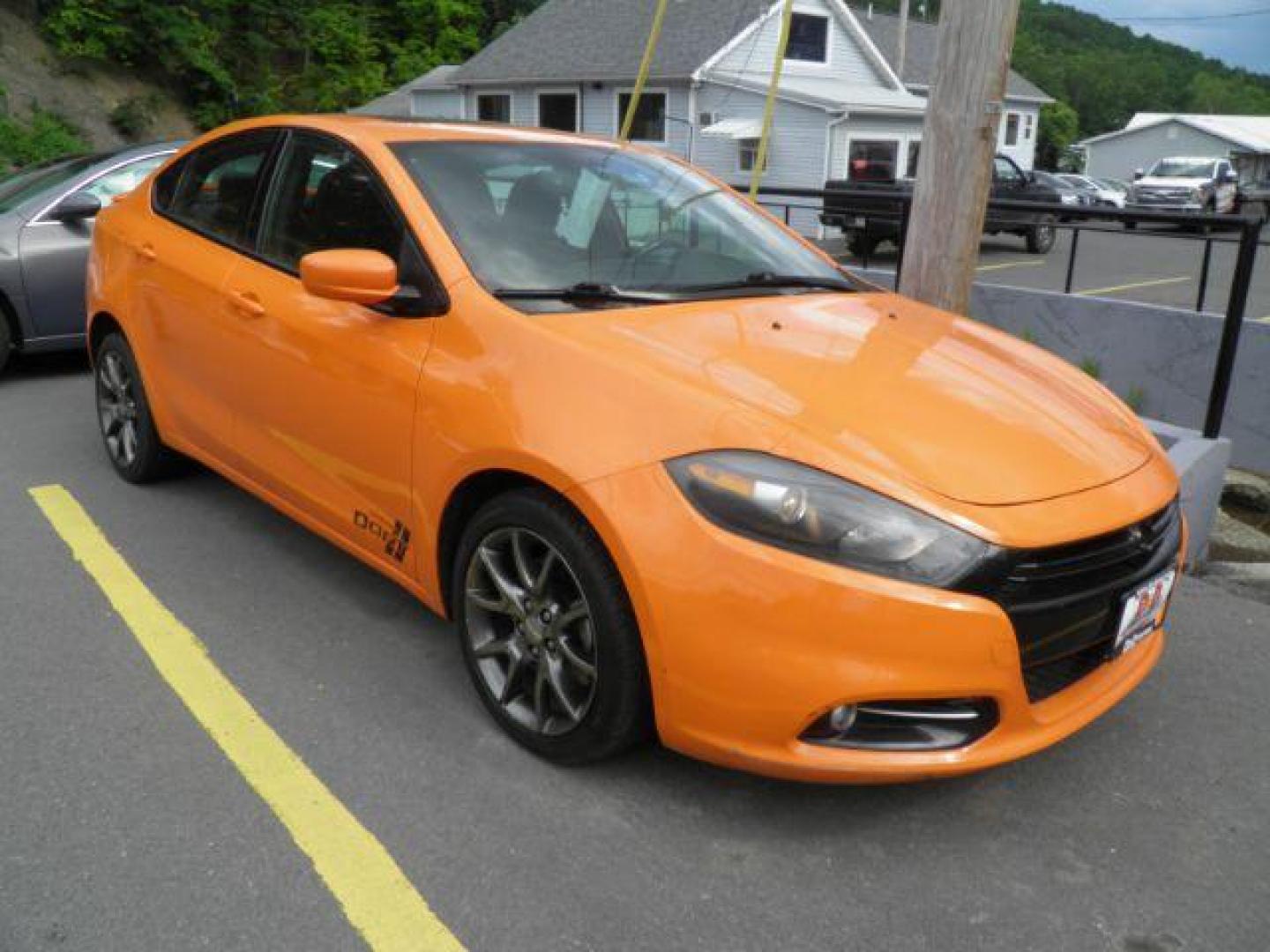 2013 ORANGE Dodge Dart SXT (1C3CDFBA4DD) with an 2.0L L4 engine, MAN transmission, located at 15520 McMullen Hwy SW, Belair, MD, 21502, (301) 729-3700, 39.581375, -78.846451 - Photo#0