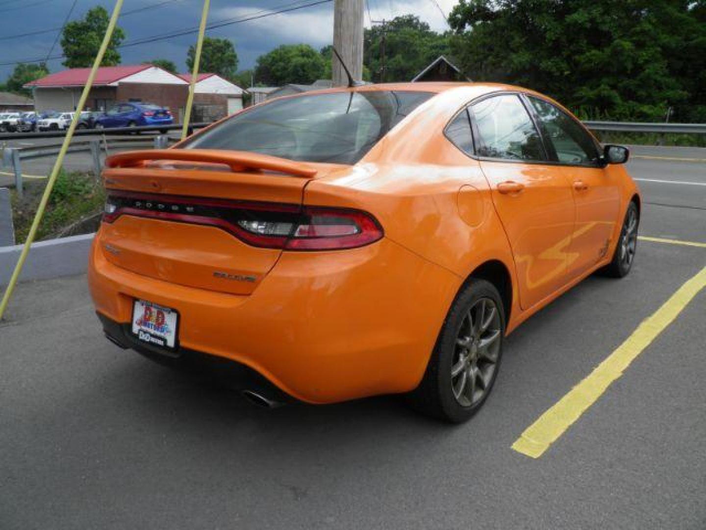 2013 ORANGE Dodge Dart SXT (1C3CDFBA4DD) with an 2.0L L4 engine, MAN transmission, located at 15520 McMullen Hwy SW, Belair, MD, 21502, (301) 729-3700, 39.581375, -78.846451 - Photo#3