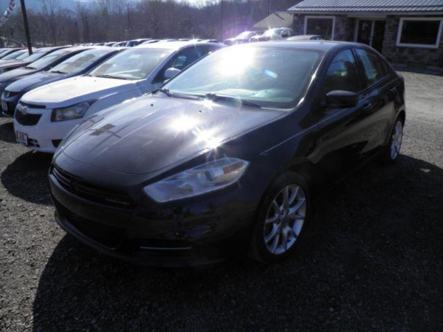 2013 BLACK Dodge Dart SXT (1C3CDFBA3DD) with an 2.0L L4 engine, AT transmission, located at 19521 New George's Creek Rd SW, Barton, MD, 21521, (301) 463-2404, 39.524323, -79.017906 - Photo#0