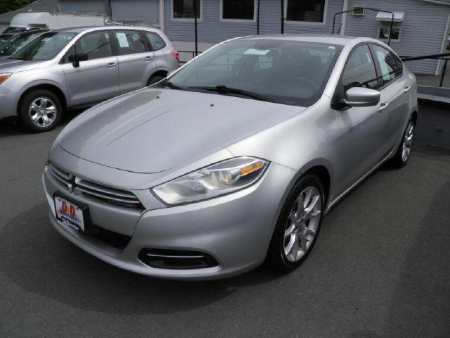 2013 SILVER Dodge Dart SXT (1C3CDFBA7DD) with an 2.0l L4T engine, AT transmission, located at 15520 McMullen Hwy SW, Belair, MD, 21502, (301) 729-3700, 39.581375, -78.846451 - Photo#0