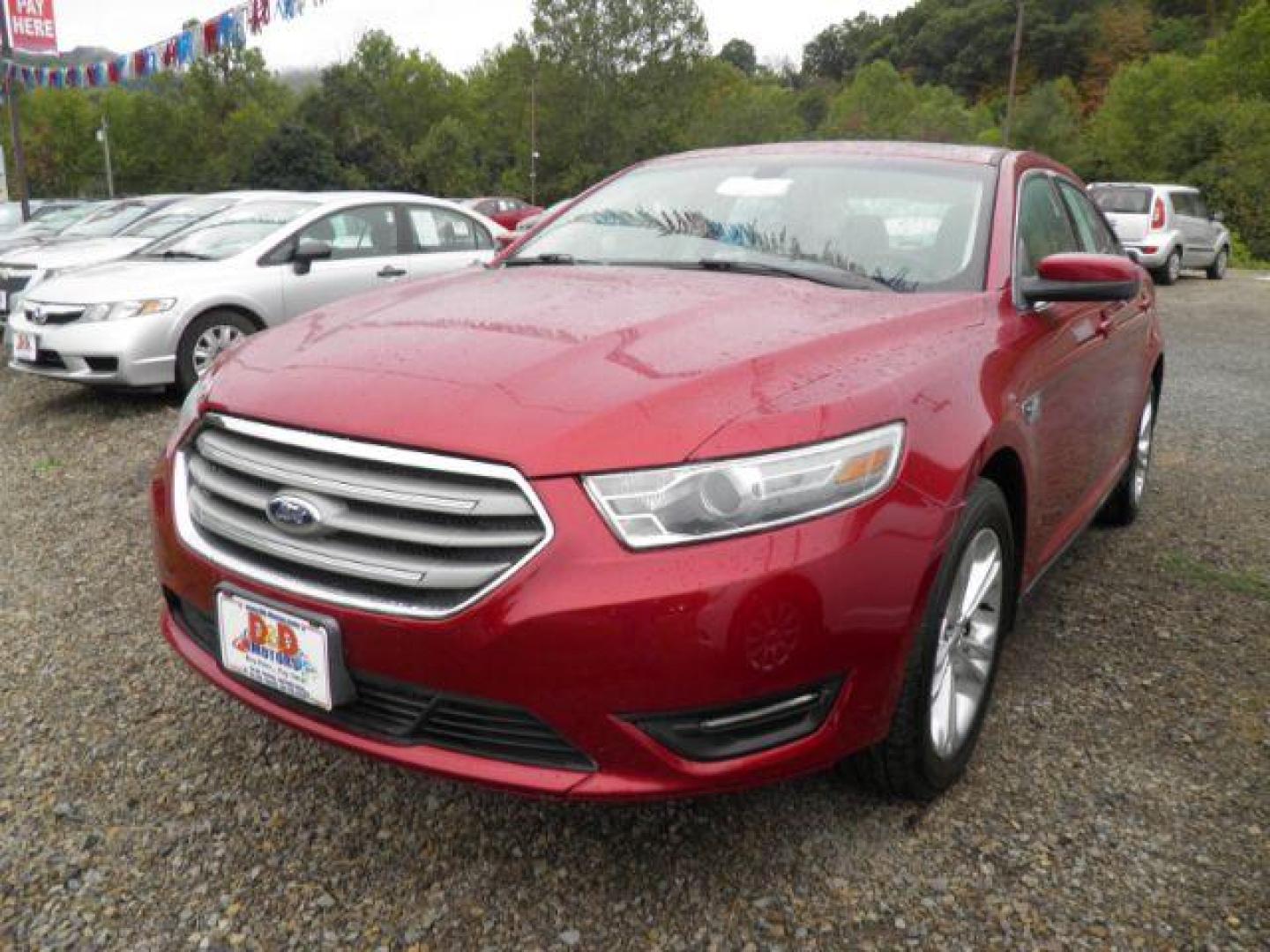 2013 RED Ford Taurus SEL FWD (1FAHP2E82DG) with an 3.5L V6 engine, AT transmission, located at 19521 New George's Creek Rd SW, Barton, MD, 21521, (301) 463-2404, 39.524323, -79.017906 - Photo#0