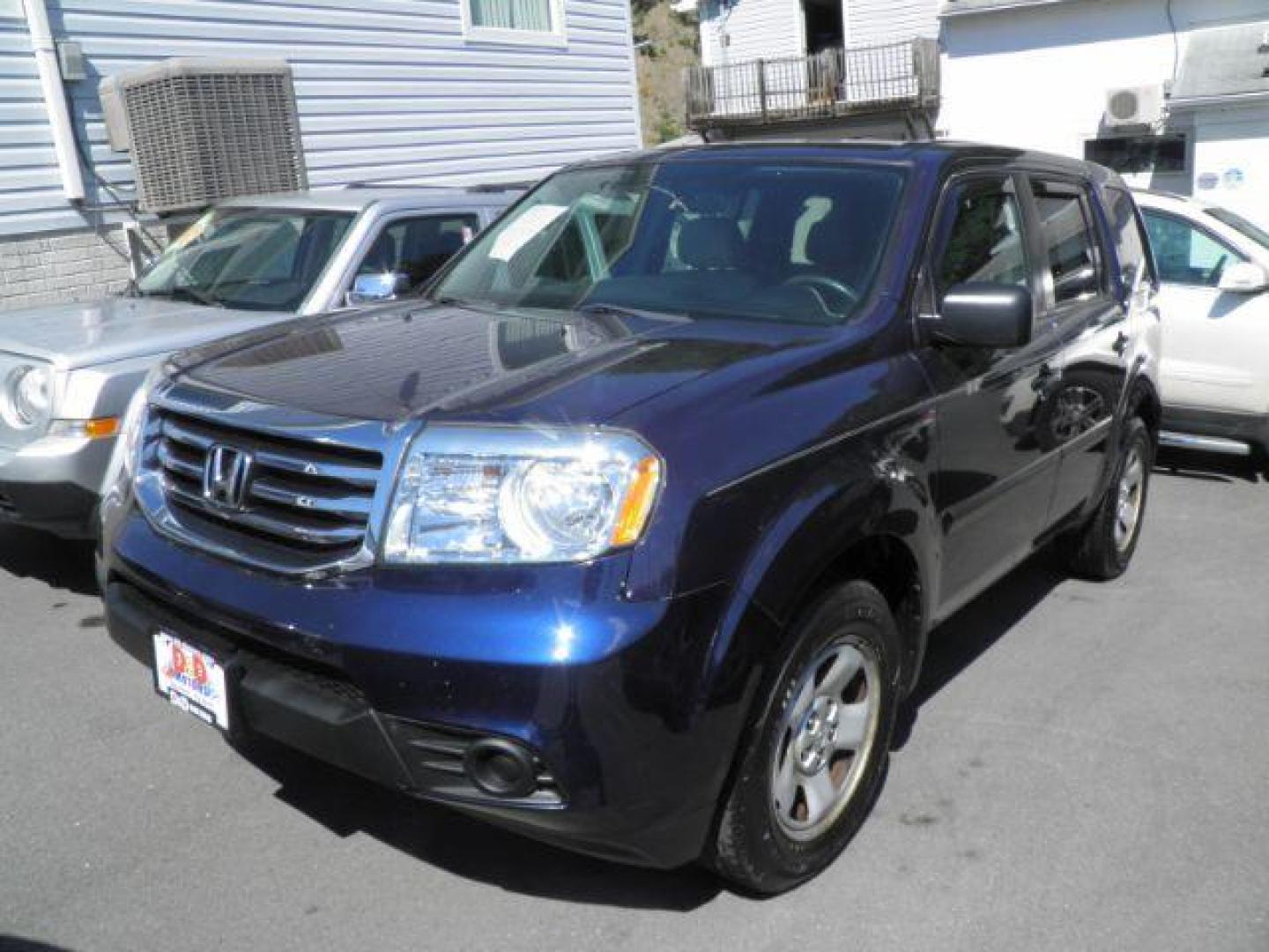 2013 BLUE Honda Pilot LX 4WD 5-Spd AT (5FNYF4H29DB) with an 3.5L V6 engine, AT transmission, located at 15520 McMullen Hwy SW, Belair, MD, 21502, (301) 729-3700, 39.581375, -78.846451 - Photo#0