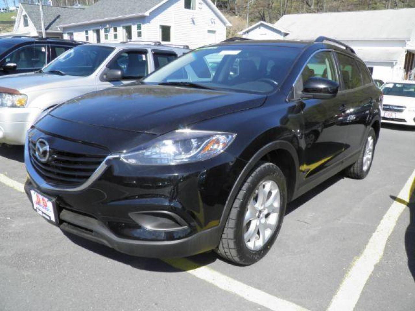 2013 BLACK Mazda CX-9 Touring AWD (JM3TB3CV4D0) with an 3.7L V6 engine, AT transmission, located at 15520 McMullen Hwy SW, Belair, MD, 21502, (301) 729-3700, 39.581375, -78.846451 - Photo#0