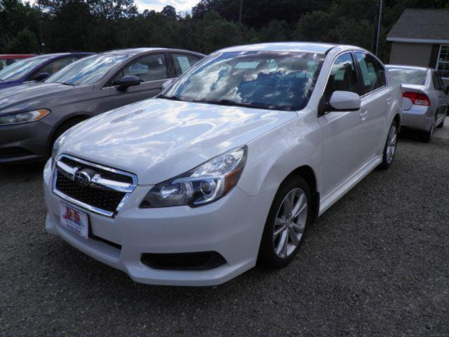 2013 WHITE Subaru Legacy 2.5i Premium (4S3BMBC60D3) with an 2.5 L4 engine, CVT transmission, located at 19521 New George's Creek Rd SW, Barton, MD, 21521, (301) 463-2404, 39.524323, -79.017906 - Photo#0