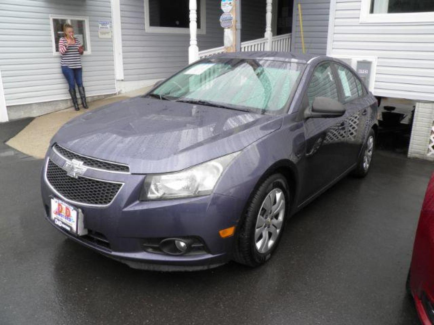 2014 Blue Chevrolet Cruze LS Auto (1G1PA5SG0E7) with an 1.8l L4 engine, AT transmission, located at 15520 McMullen Hwy SW, Belair, MD, 21502, (301) 729-3700, 39.581375, -78.846451 - Photo#0