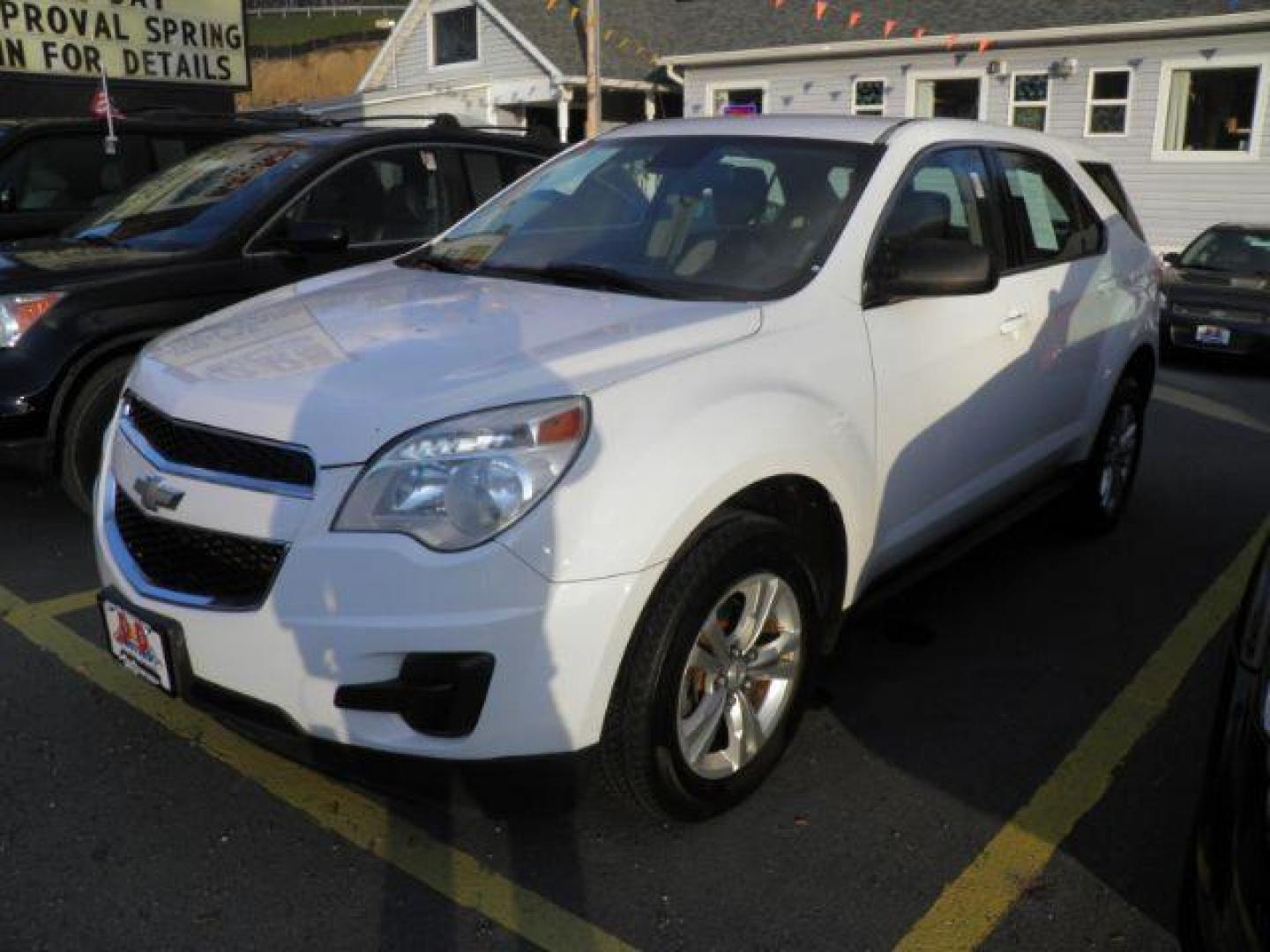 2014 WHITE Chevrolet EQUINOX LS AWD (2GNFLEEK7E6) with an 2.4L L4 engine, AT transmission, located at 15520 McMullen Hwy SW, Belair, MD, 21502, (301) 729-3700, 39.581375, -78.846451 - Photo#0