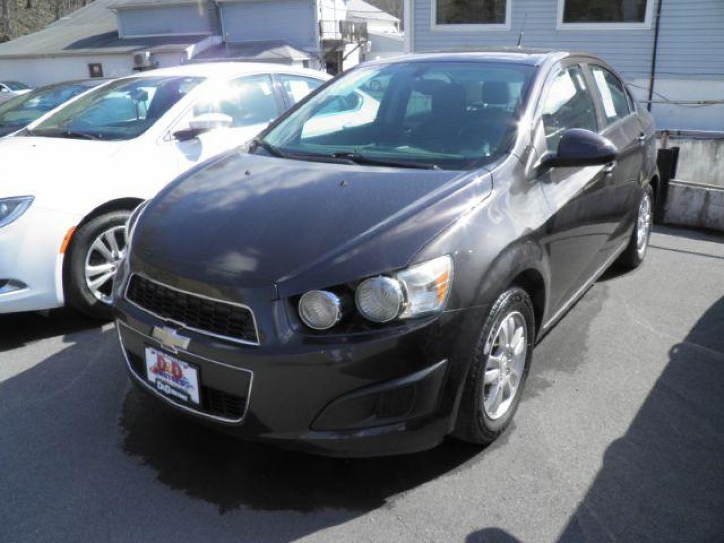 2014 GRAY Chevrolet SONIC LT Auto Sedan (1G1JC5SH1E4) with an 1.8L L4 engine, AT transmission, located at 15520 McMullen Hwy SW, Belair, MD, 21502, (301) 729-3700, 39.581375, -78.846451 - Photo#0