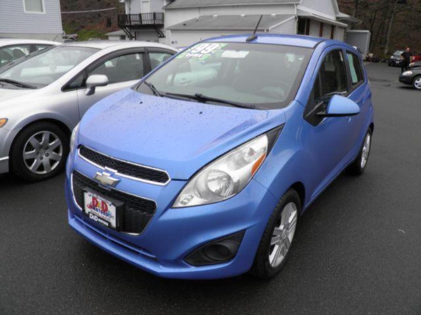 2014 BLUE Chevrolet Spark 1LT Auto (KL8CD6S93EC) with an 1.2L L4 engine, Continuously Variable Transmission transmission, located at 15520 McMullen Hwy SW, Belair, MD, 21502, (301) 729-3700, 39.581375, -78.846451 - Photo#0