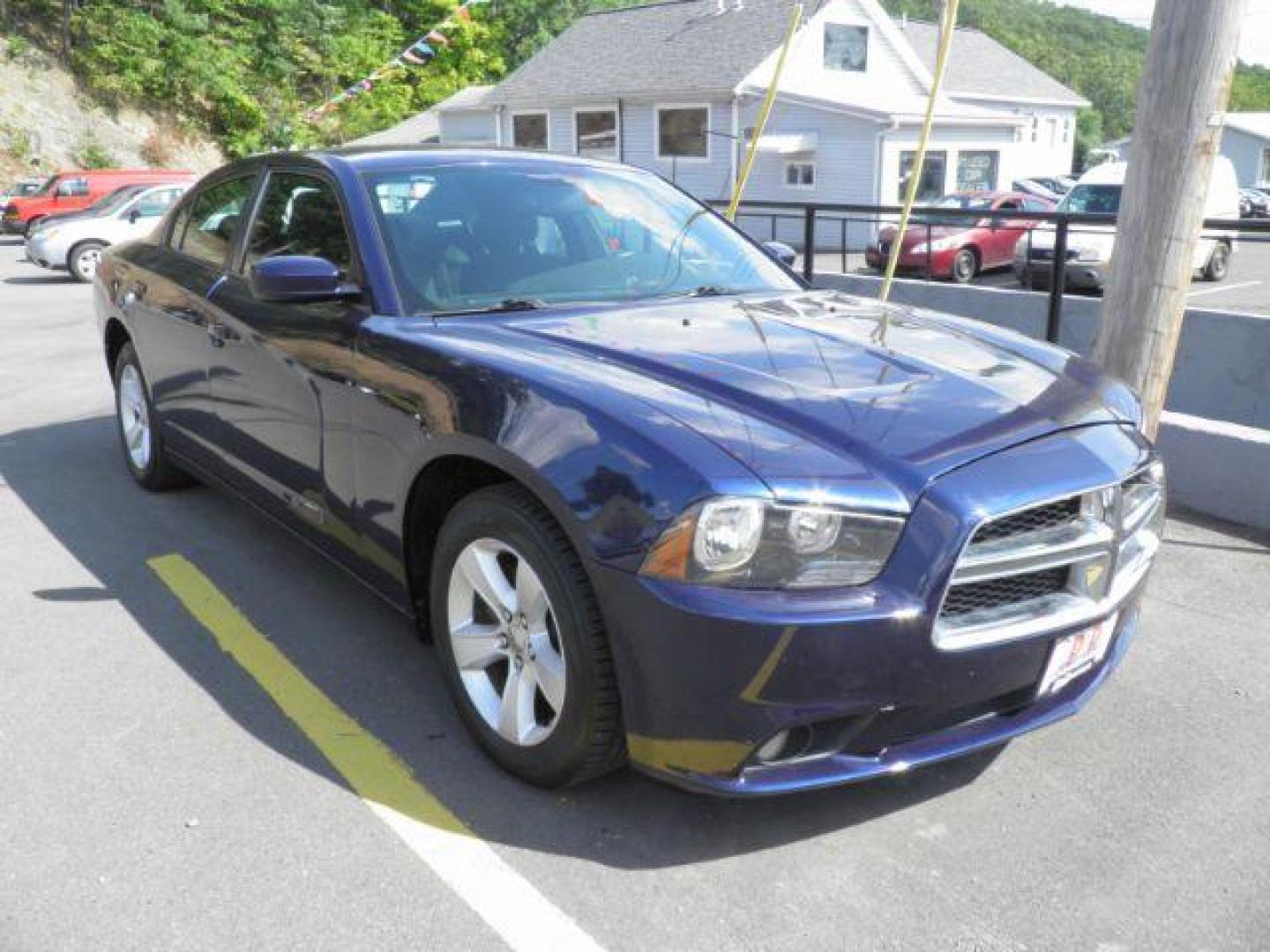 2014 BLUE Dodge Charger SXT (2C3CDXHG9EH) with an 3.6L V6 engine, AT transmission, located at 15520 McMullen Hwy SW, Belair, MD, 21502, (301) 729-3700, 39.581375, -78.846451 - Photo#0