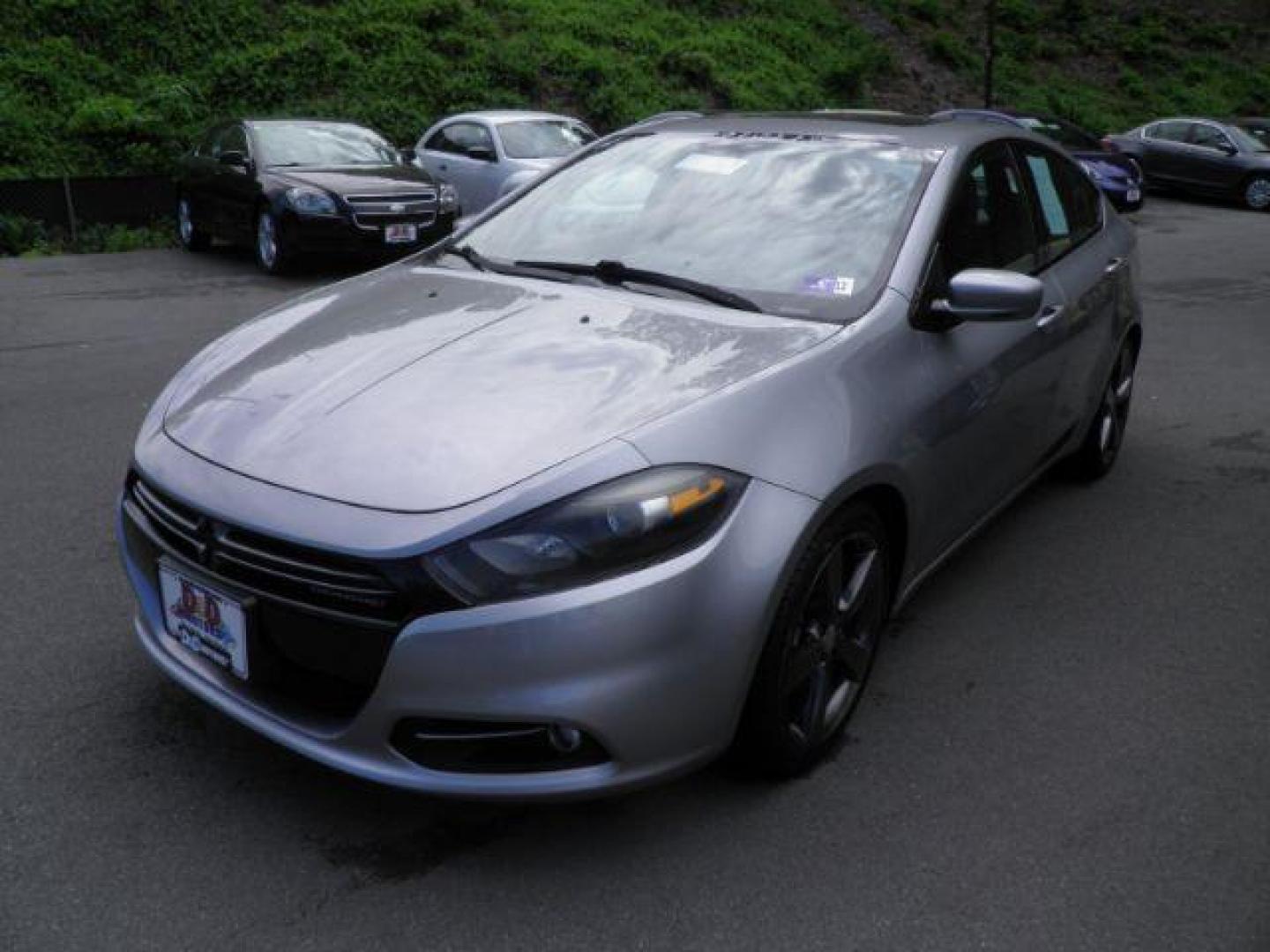 2014 SILVER Dodge Dart GT (1C3CDFEB9ED) with an 2.4L L4 engine, AT transmission, located at 15520 McMullen Hwy SW, Belair, MD, 21502, (301) 729-3700, 39.581375, -78.846451 - Photo#0