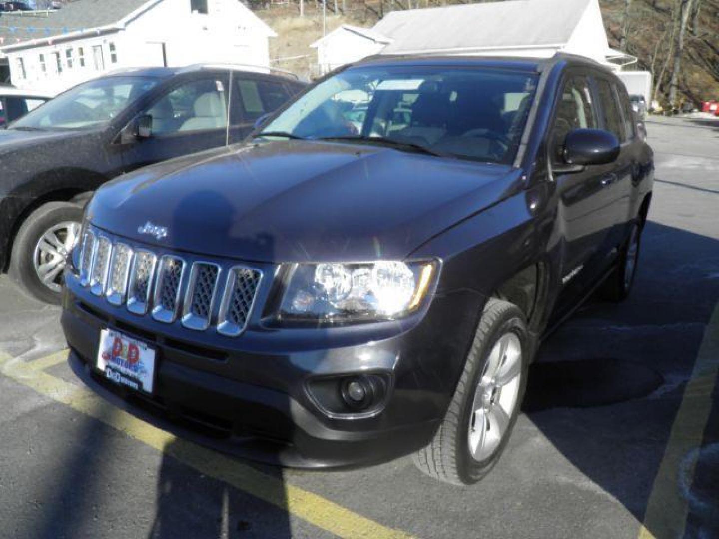 2014 grey Jeep Compass Latitude 4WD (1C4NJDEB2ED) with an 2.4l L4 engine, CVT transmission, located at 15520 McMullen Hwy SW, Belair, MD, 21502, (301) 729-3700, 39.581375, -78.846451 - Photo#0