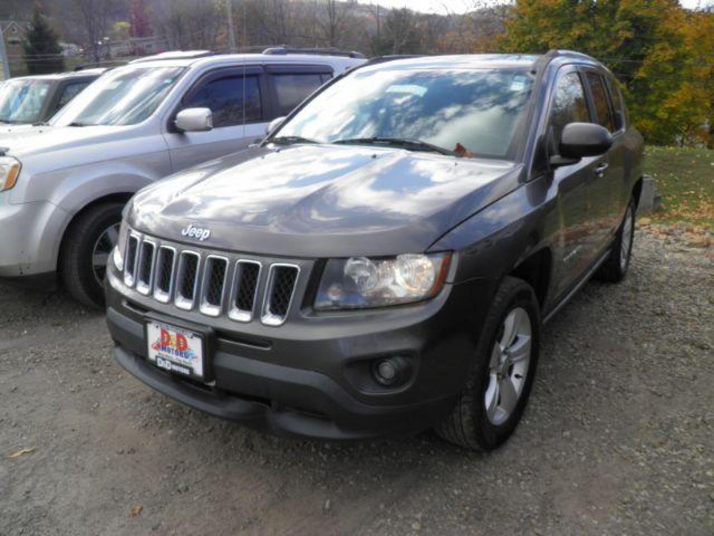 2014 GRAY Jeep Compass Sport 4WD (1C4NJDBB4ED) with an 2.4L L4 engine, located at 19521 New George's Creek Rd SW, Barton, MD, 21521, (301) 463-2404, 39.524323, -79.017906 - Photo#0