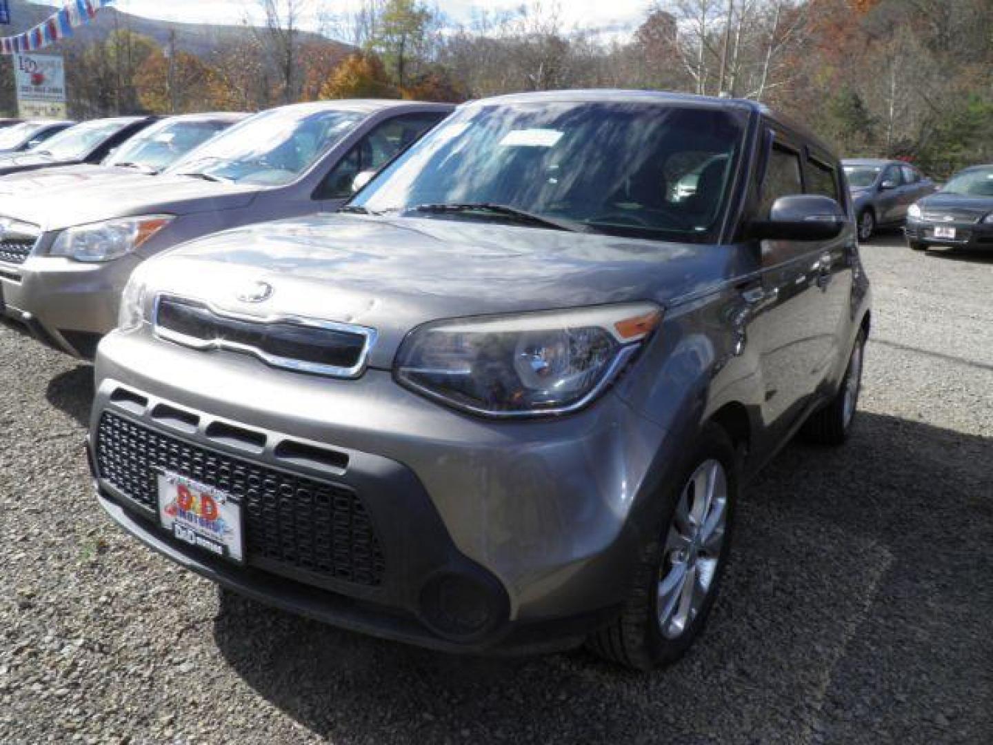 2014 Cloud Kia Soul + (KNDJP3A51E7) with an 2.0l L4 engine, AT transmission, located at 19521 New George's Creek Rd SW, Barton, MD, 21521, (301) 463-2404, 39.524323, -79.017906 - Photo#0