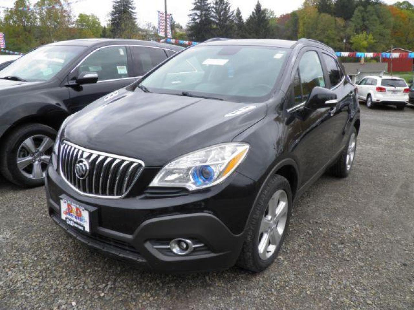 2015 BLACK Buick Encore Leather AWD (KL4CJGSB4FB) with an 1.4L 4L engine, AT transmission, located at 19521 New George's Creek Rd SW, Barton, MD, 21521, (301) 463-2404, 39.524323, -79.017906 - Photo#0