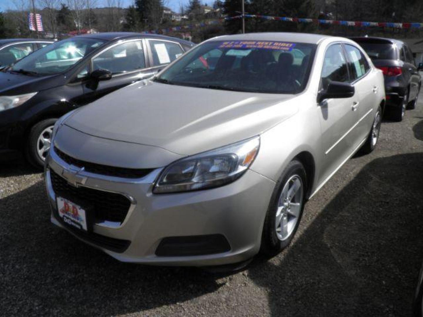 2015 TAN Chevrolet Malibu LS Fleet (1G11A5SL2FF) with an 2.5 L4 engine, AT transmission, located at 15520 McMullen Hwy SW, Belair, MD, 21502, (301) 729-3700, 39.581375, -78.846451 - Photo#0