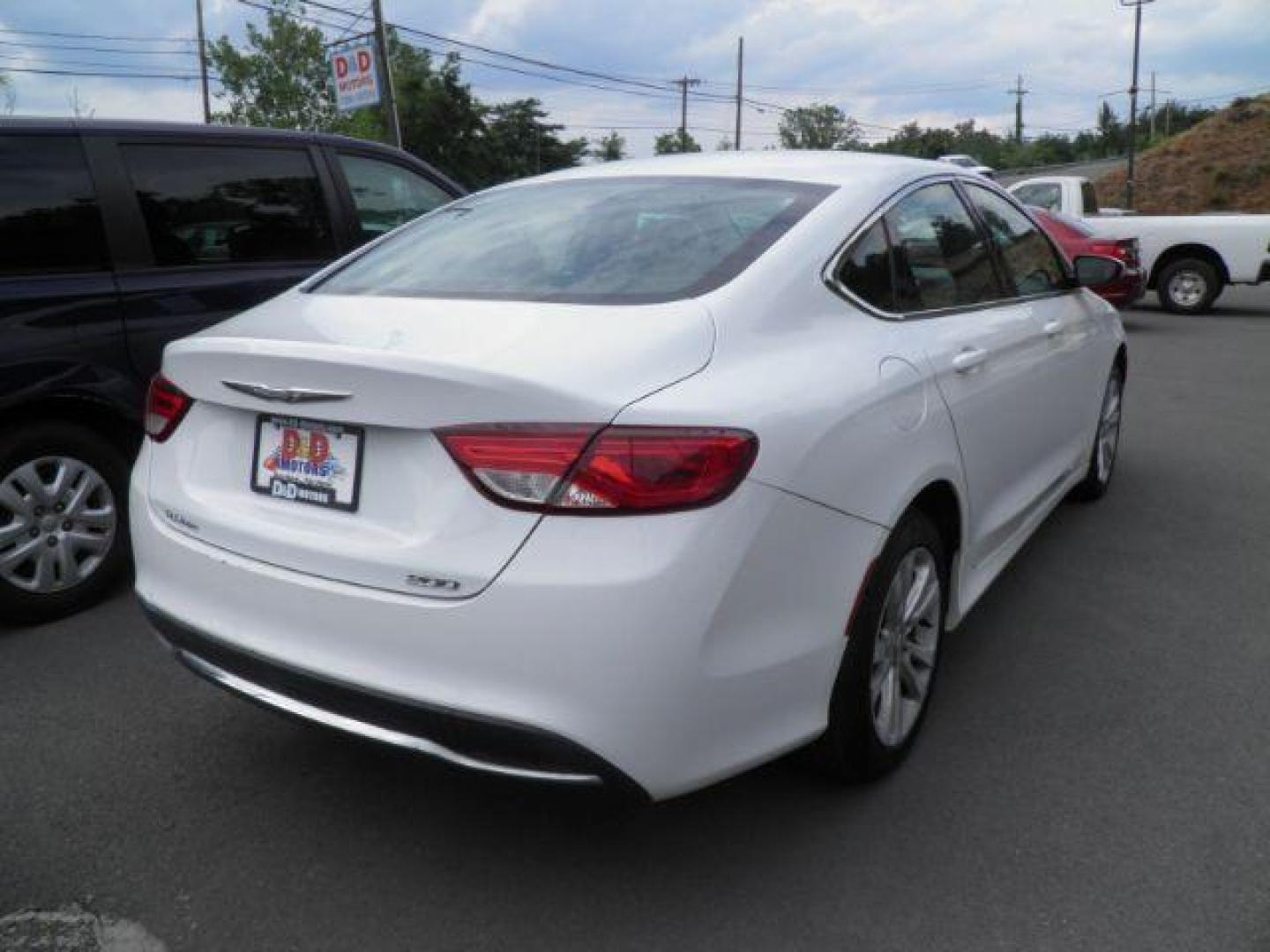 2015 WHITE Chrysler 200 4DR (1C3CCCAB4FN) with an 2.4L L4 engine, AT transmission, located at 15520 McMullen Hwy SW, Belair, MD, 21502, (301) 729-3700, 39.581375, -78.846451 - Photo#4