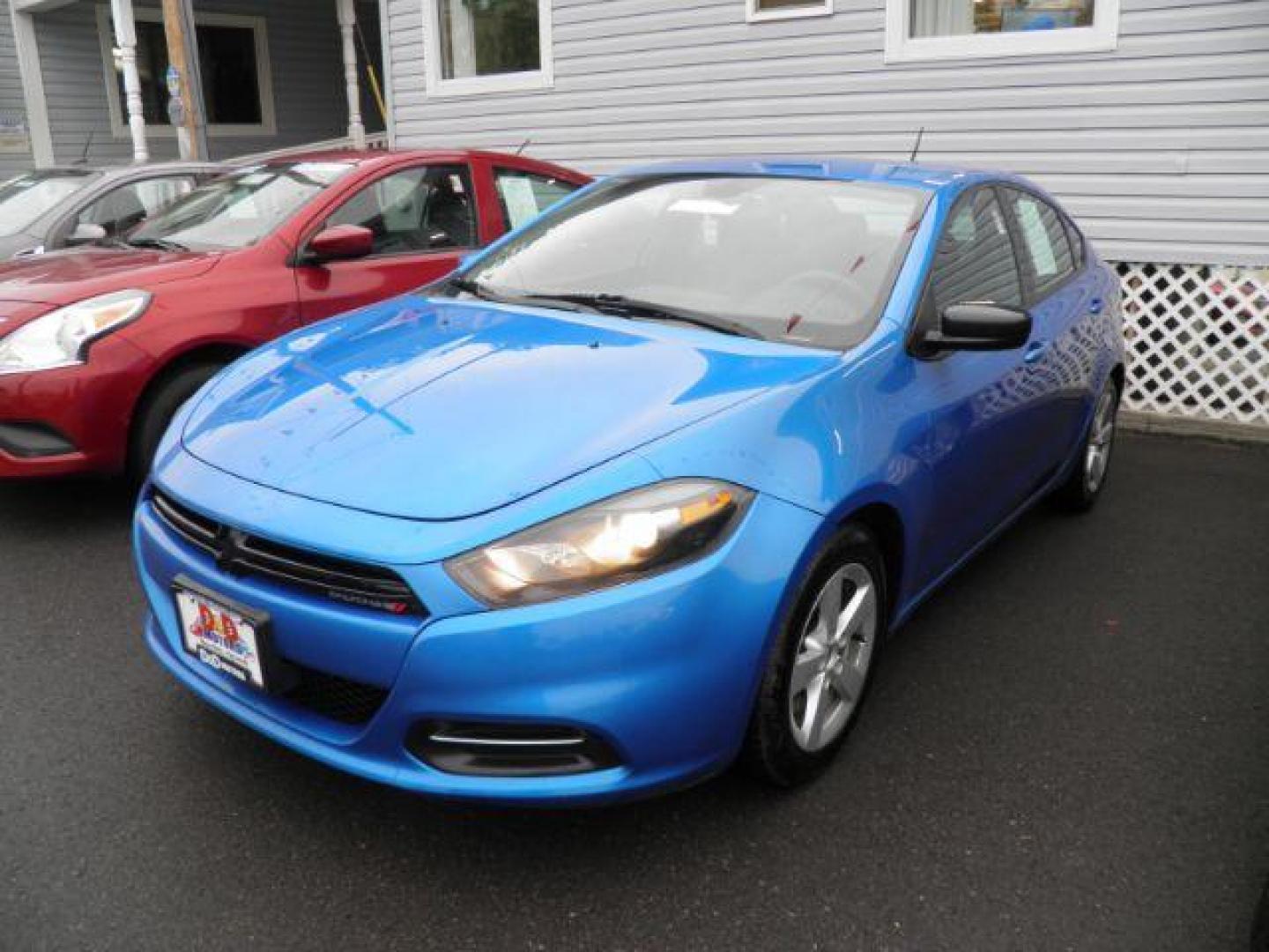 2015 BLUE DODGE DART SXT (1C3CDFBB3FD) with an 2.4L L4 engine, AT transmission, located at 15520 McMullen Hwy SW, Belair, MD, 21502, (301) 729-3700, 39.581375, -78.846451 - Photo#0