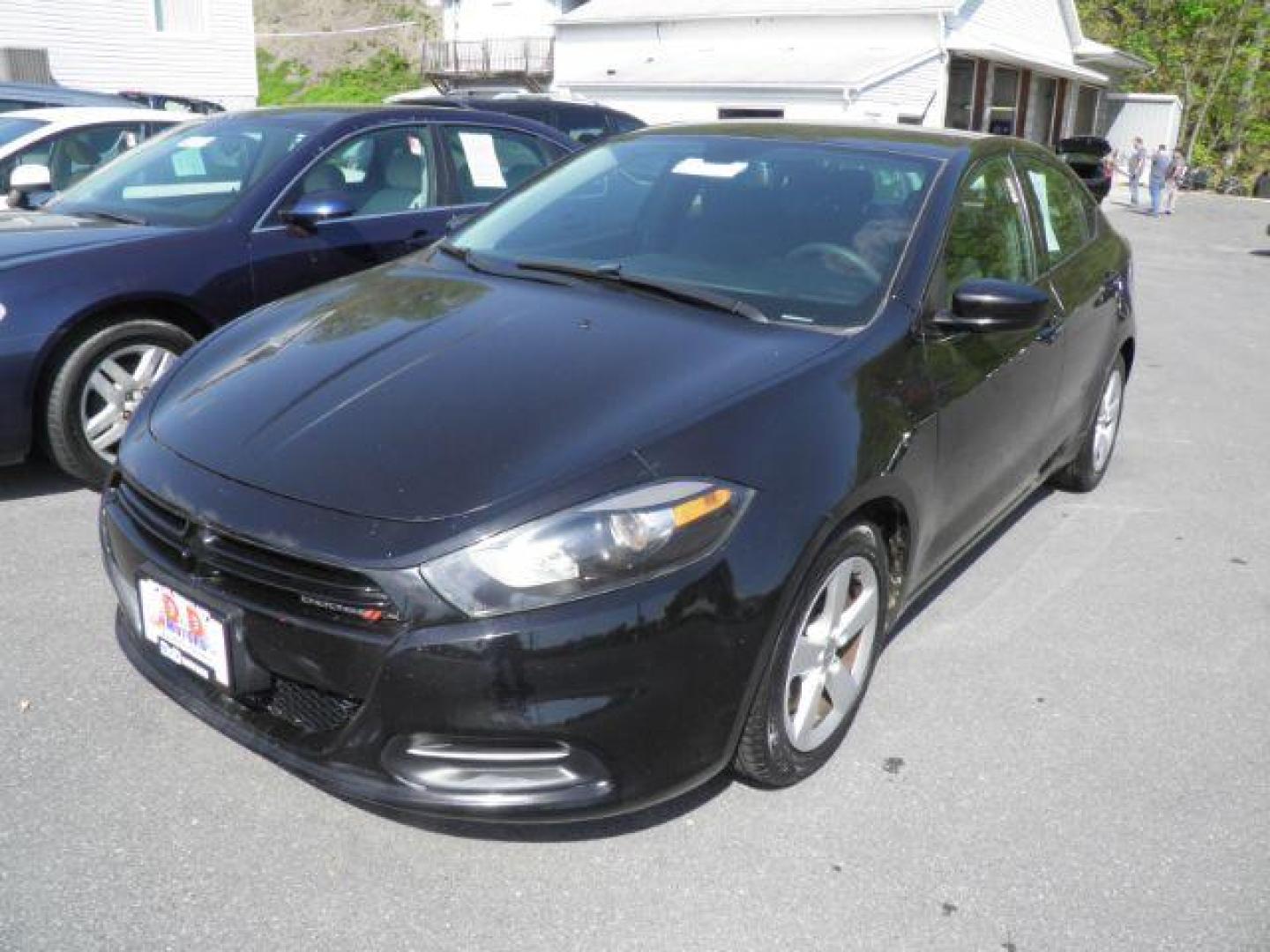 2015 BLACK Dodge Dart SXT (1C3CDFBB1FD) with an 2.4L L4 engine, located at 15520 McMullen Hwy SW, Belair, MD, 21502, (301) 729-3700, 39.581375, -78.846451 - Photo#0