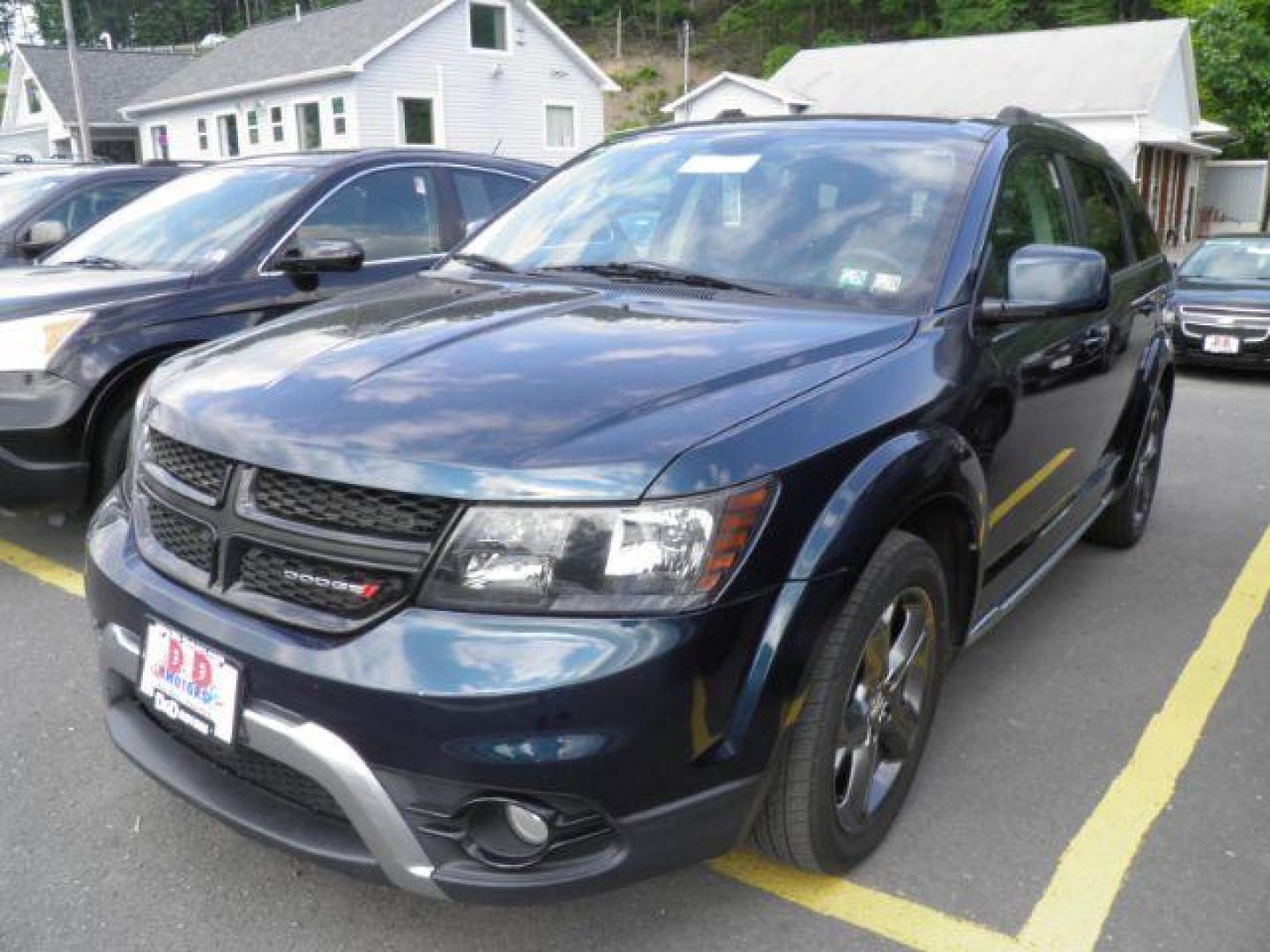 2015 BLUE Dodge Journey Crossroad AWD (3C4PDDGG9FT) with an 3.6L V6 engine, AT transmission, located at 15520 McMullen Hwy SW, Belair, MD, 21502, (301) 729-3700, 39.581375, -78.846451 - Photo#0