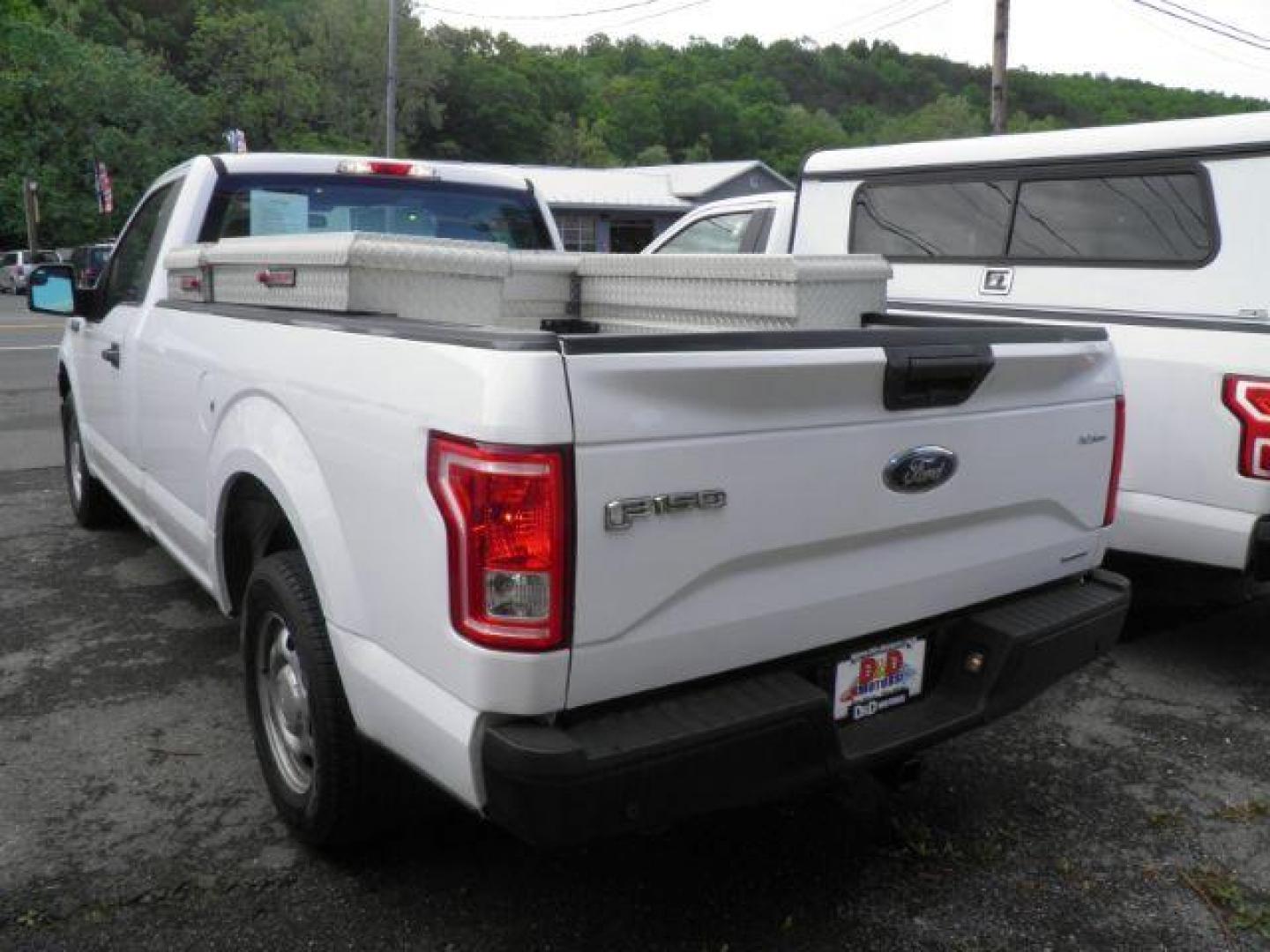 2015 WHITE Ford F-150 XL 8-ft. Bed 2WD (1FTMF1C88FK) with an 3.5L V6 engine, AT transmission, located at 15520 McMullen Hwy SW, Belair, MD, 21502, (301) 729-3700, 39.581375, -78.846451 - Photo#3