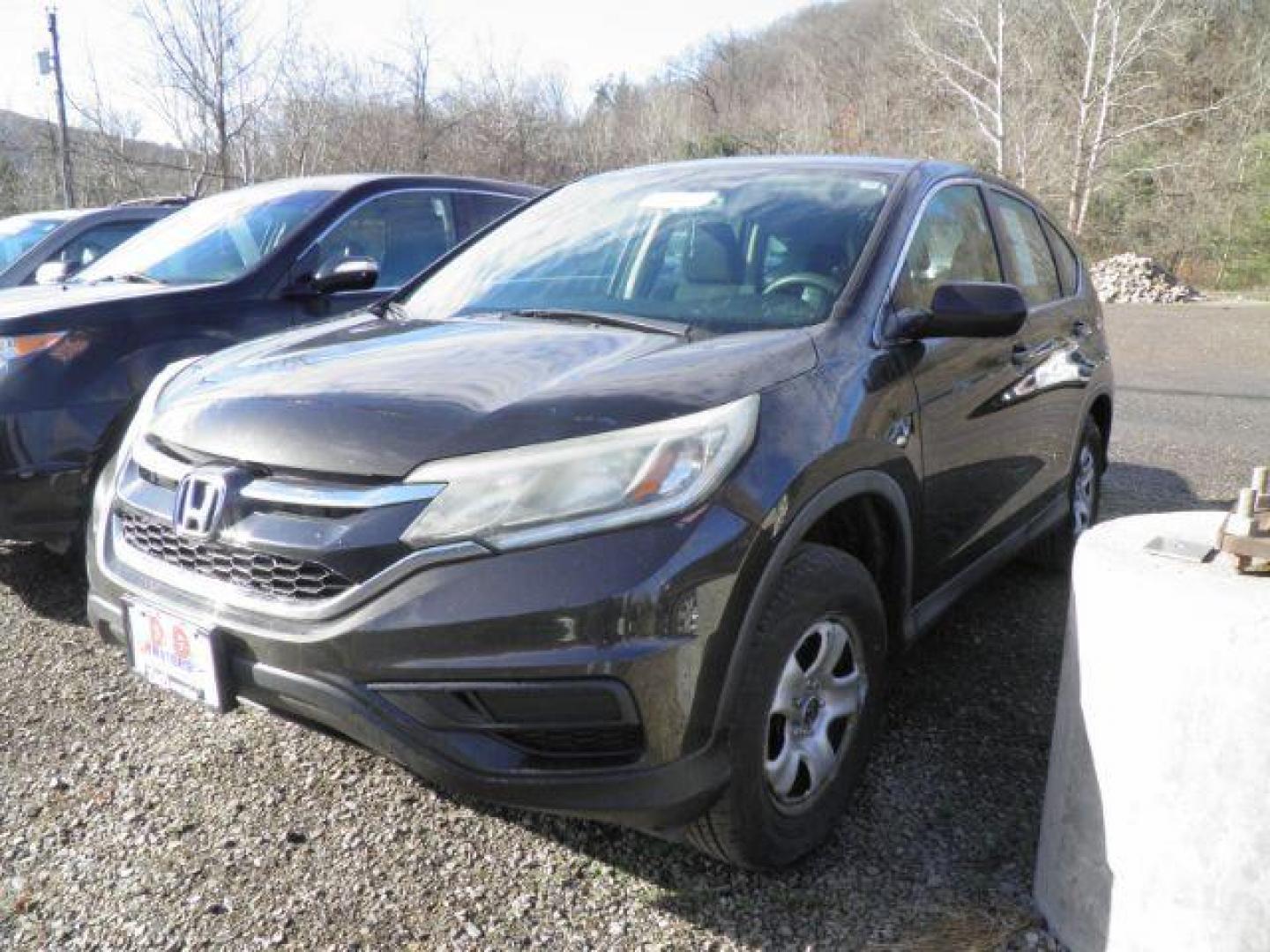 2015 BLACK Honda CR-V LX 4WD (5J6RM4H39FL) with an 2.4L L4 engine, CVT transmission, located at 19521 New George's Creek Rd SW, Barton, MD, 21521, (301) 463-2404, 39.524323, -79.017906 - Photo#0