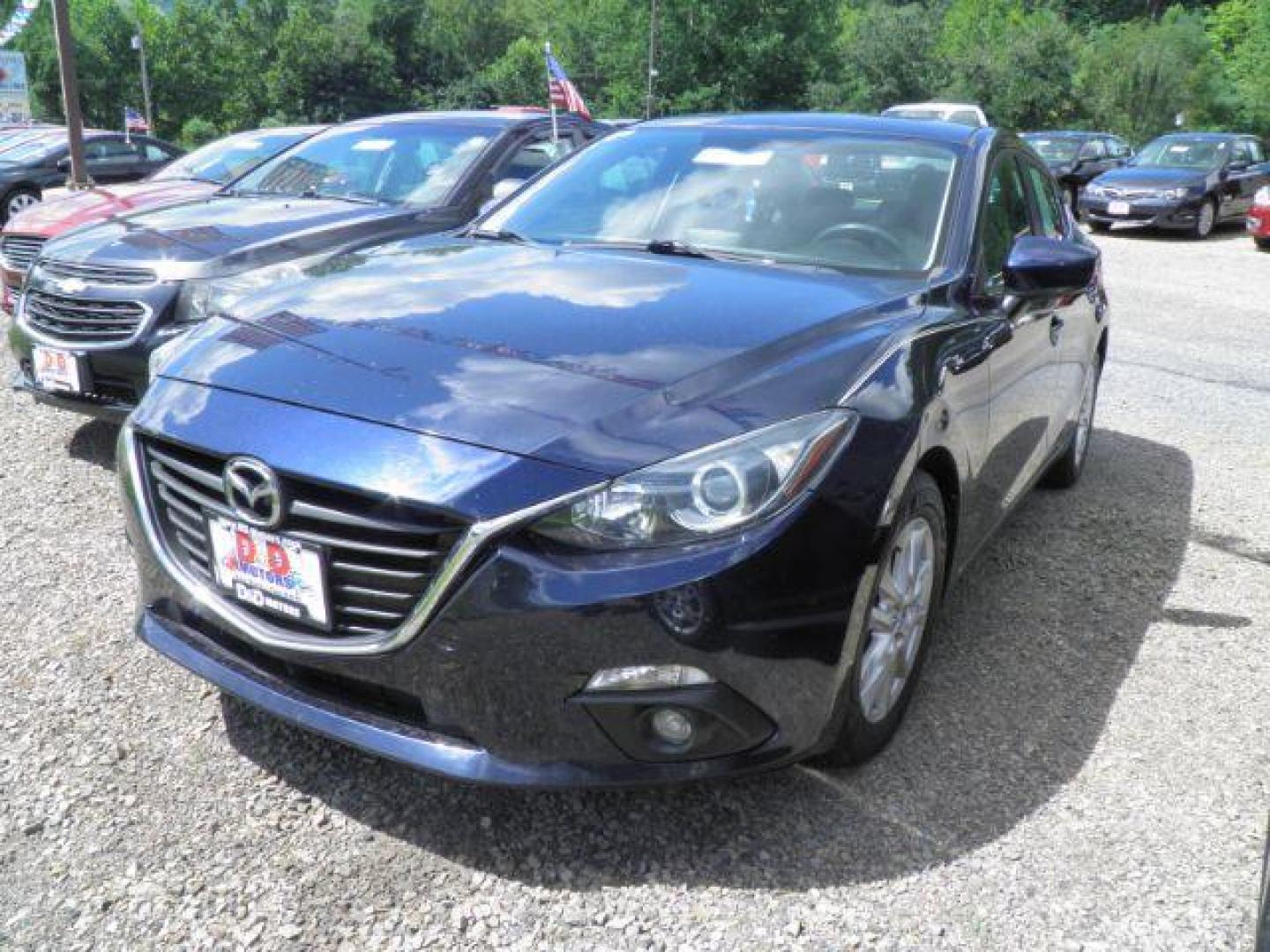 2015 BLUE Mazda MAZDA3 i Touring AT 4-Door (3MZBM1V74FM) with an 2.0L L4 engine, AT transmission, located at 19521 New George's Creek Rd SW, Barton, MD, 21521, (301) 463-2404, 39.524323, -79.017906 - Photo#0