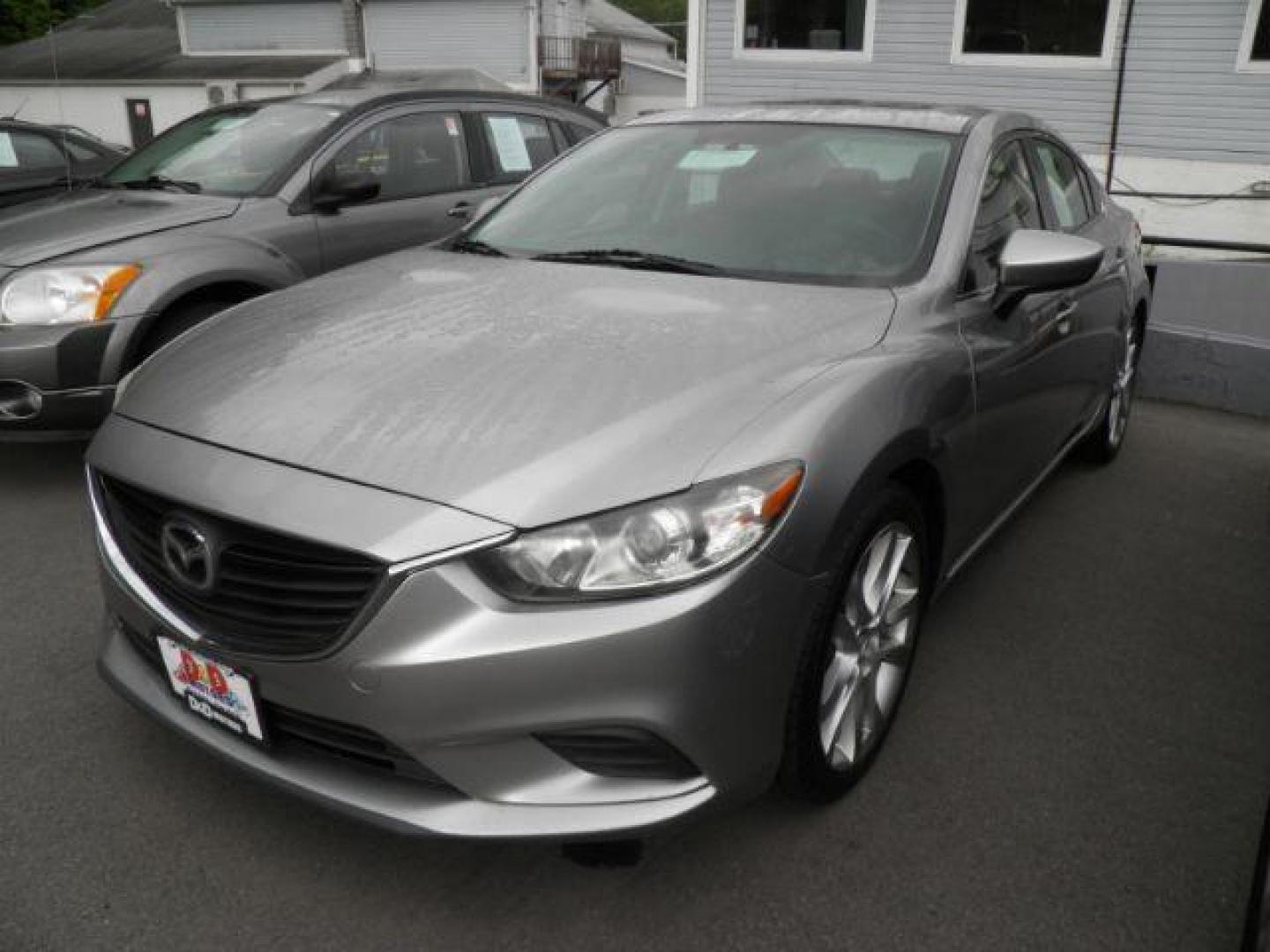 2015 GRAY Mazda Mazda6 i Touring (JM1GJ1V58F1) with an 2.5L L4 engine, AT transmission, located at 15520 McMullen Hwy SW, Belair, MD, 21502, (301) 729-3700, 39.581375, -78.846451 - Photo#0