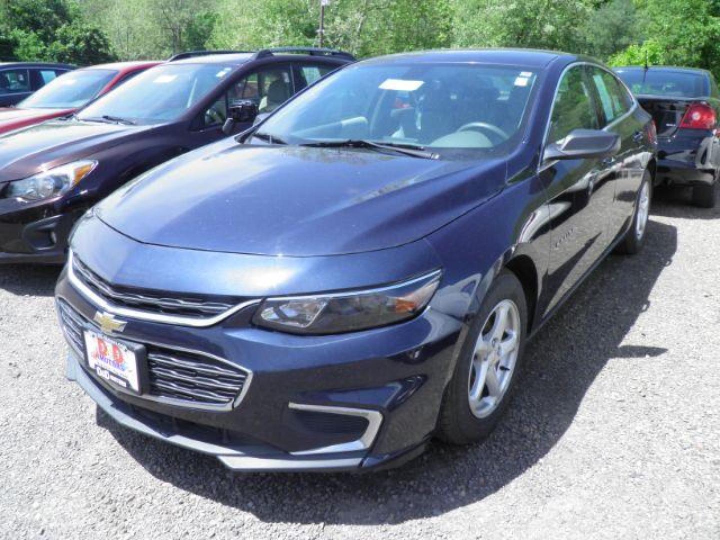 2016 BLUE Chevrolet Malibu 1FL (1G1ZC5ST7GF) with an 1.5L L4 engine, AT transmission, located at 19521 New George's Creek Rd SW, Barton, MD, 21521, (301) 463-2404, 39.524323, -79.017906 - Photo#0